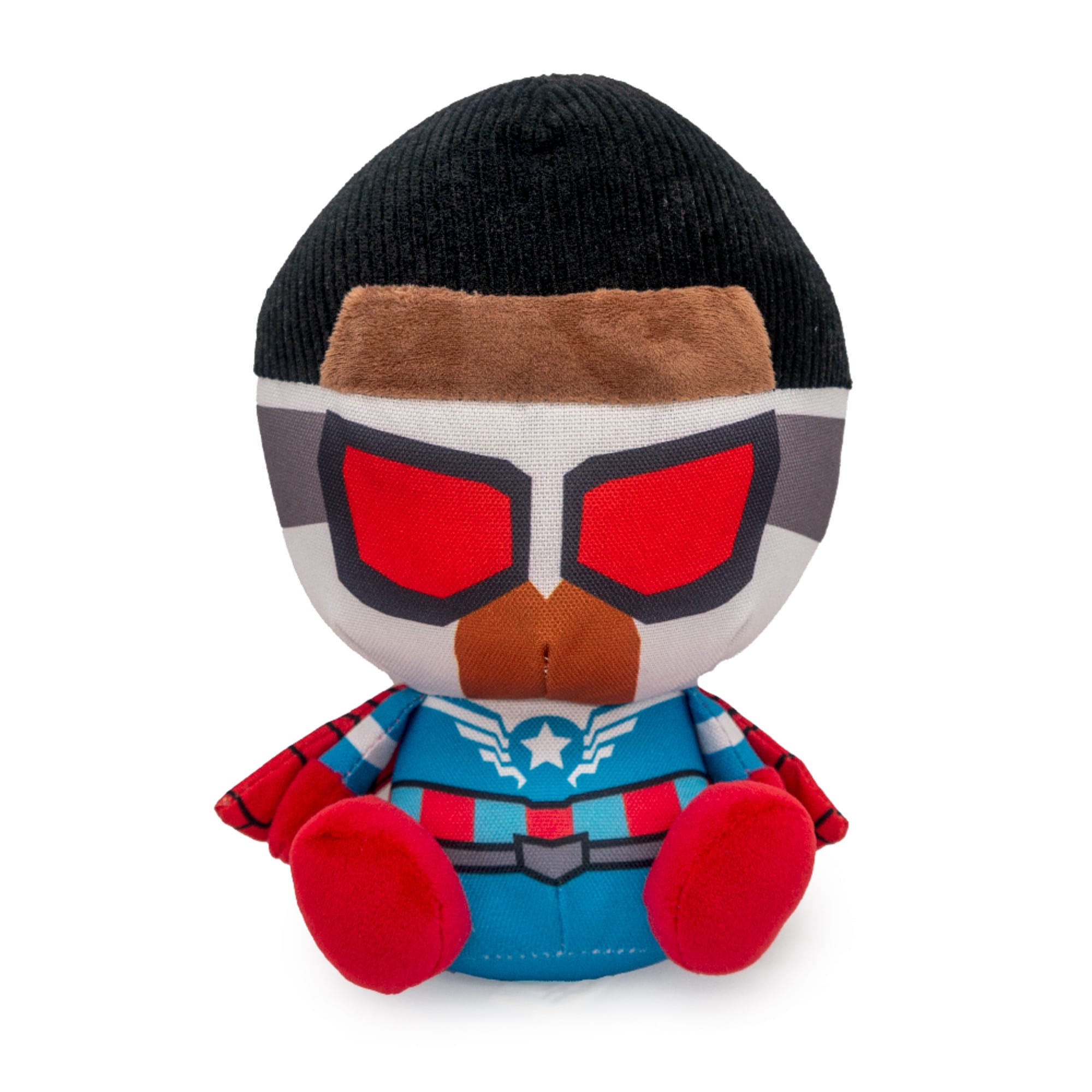 Buckle-Down Marvel Comics Avengers Kawaii Falcon Full Body Sitting Pose  Plush Squeaker Dog Toy, Medium | Petco