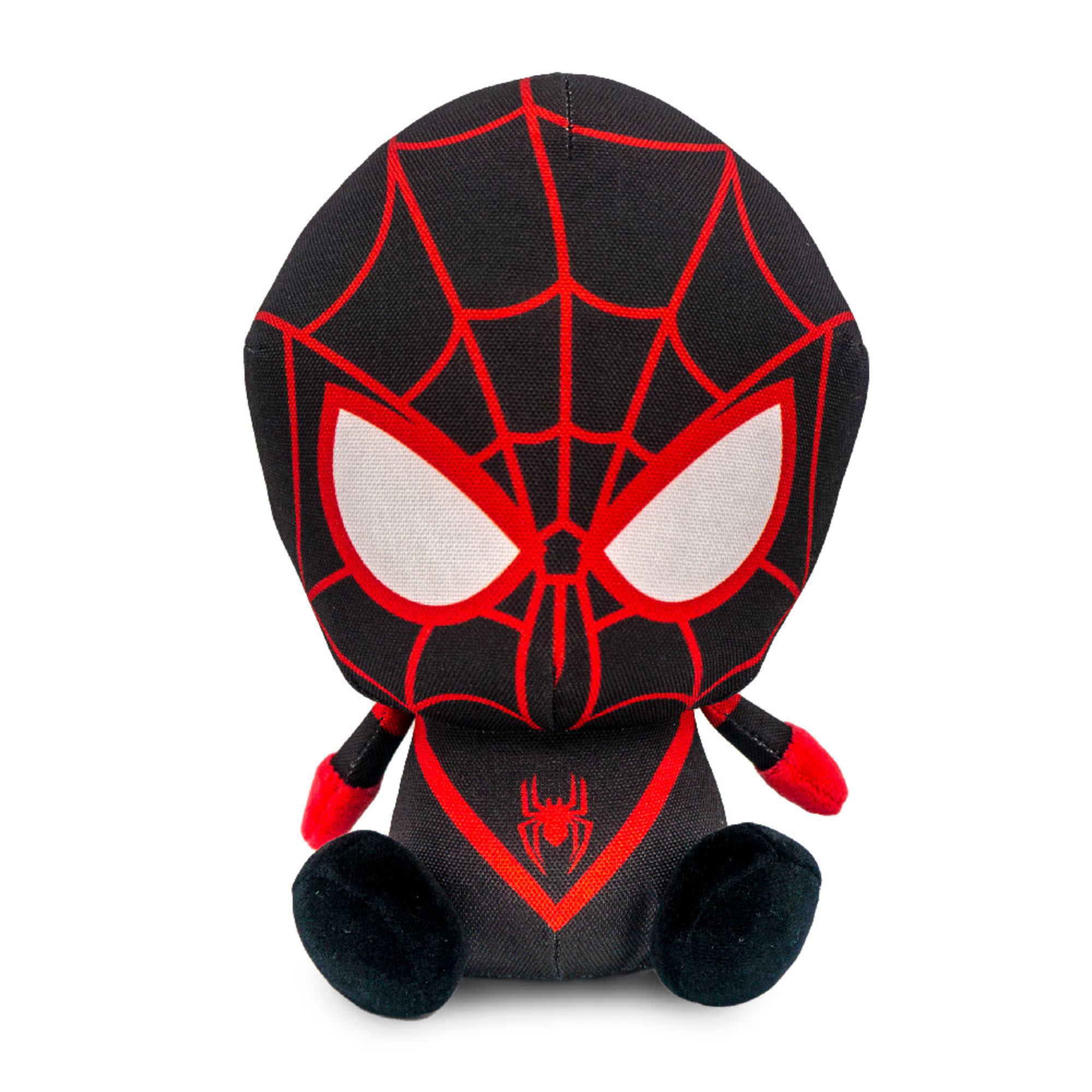 Buckle-Down Marvel Comics Ultimate Spiderman Morales Full Body Sitting Pose  Plush Squeaker Dog Toy, Small | Petco