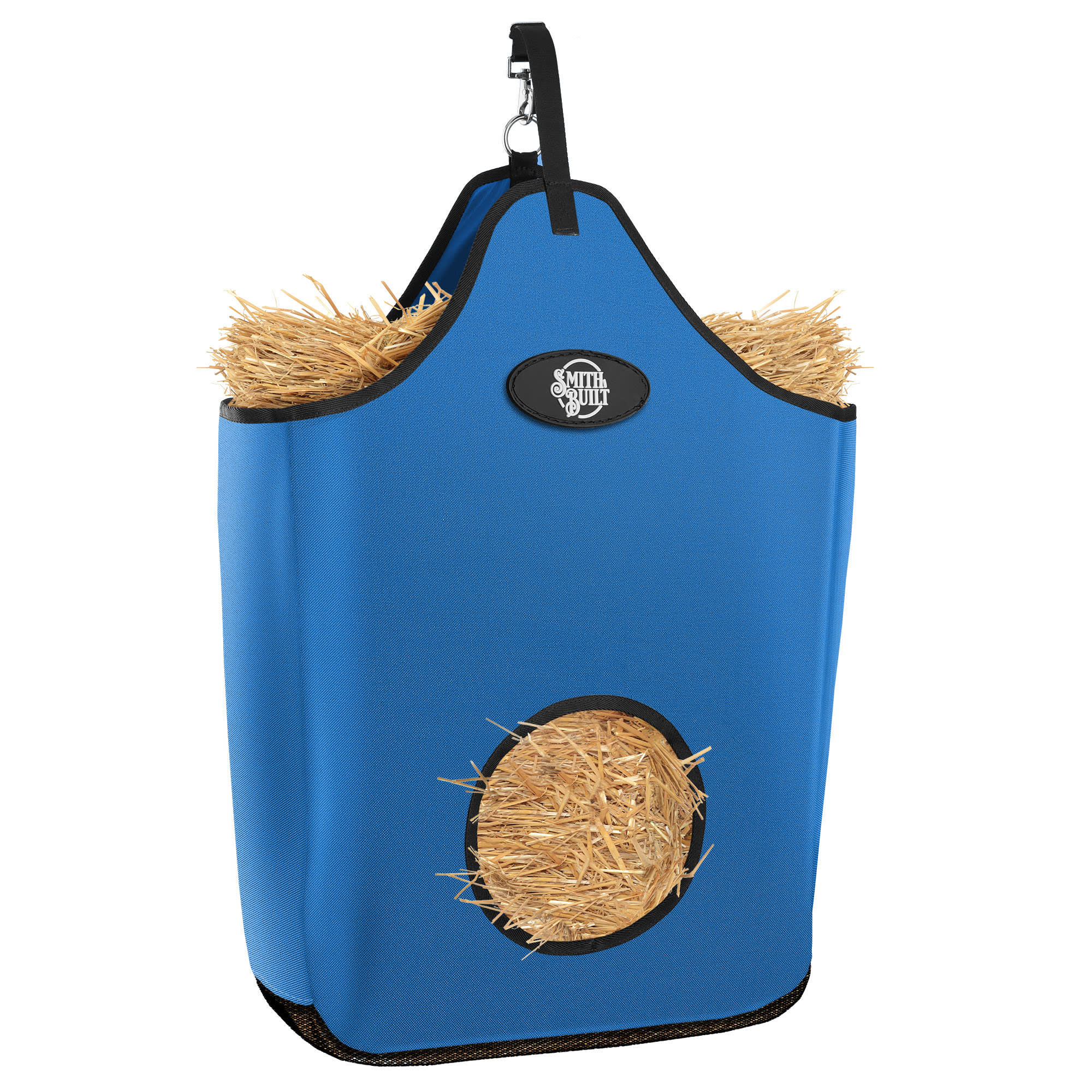 SmithBuilt Blue Horse Feeder Hay Bag Tote, Large Petco