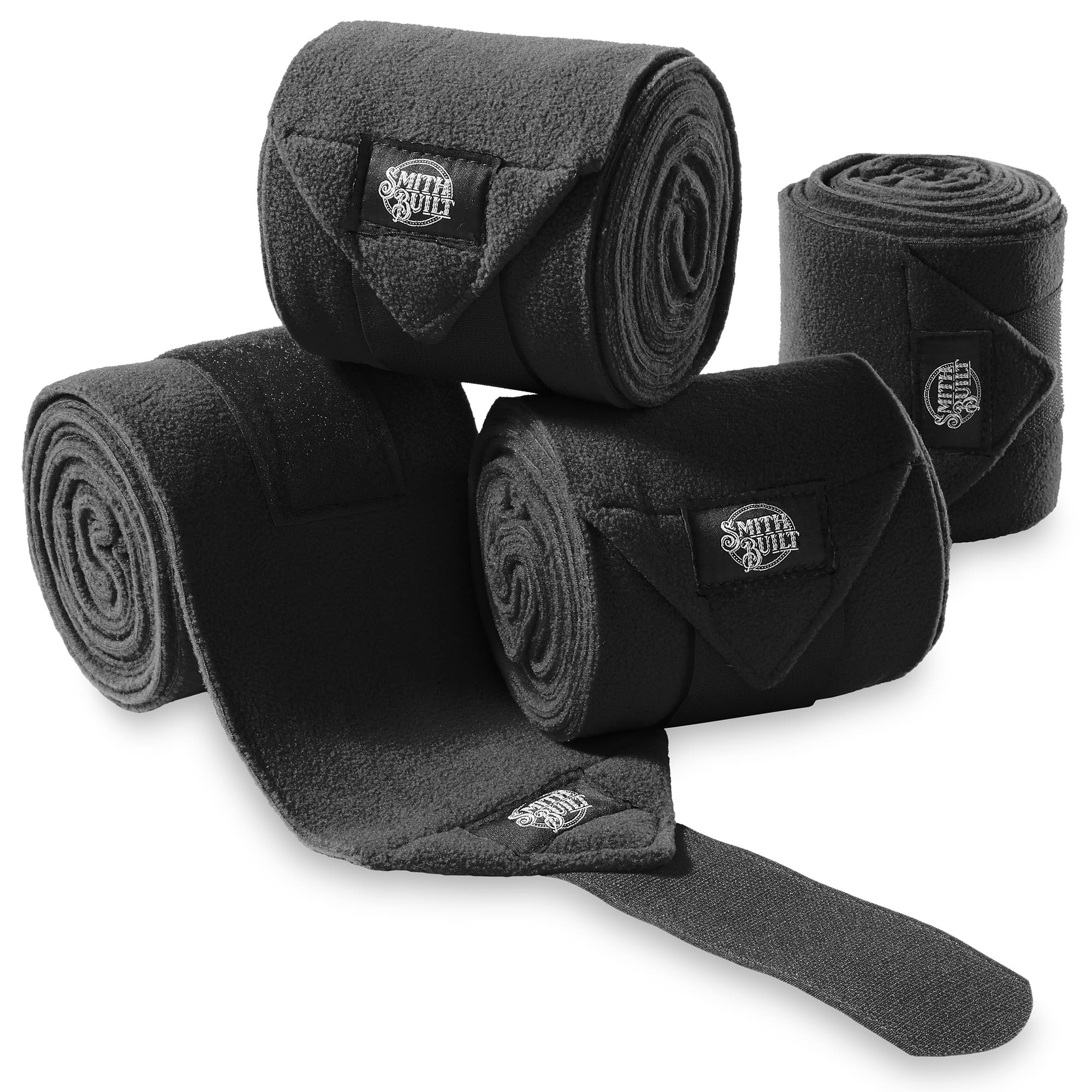 SmithBuilt Horse Fleece Polo Wraps & Bandages - Set of 4