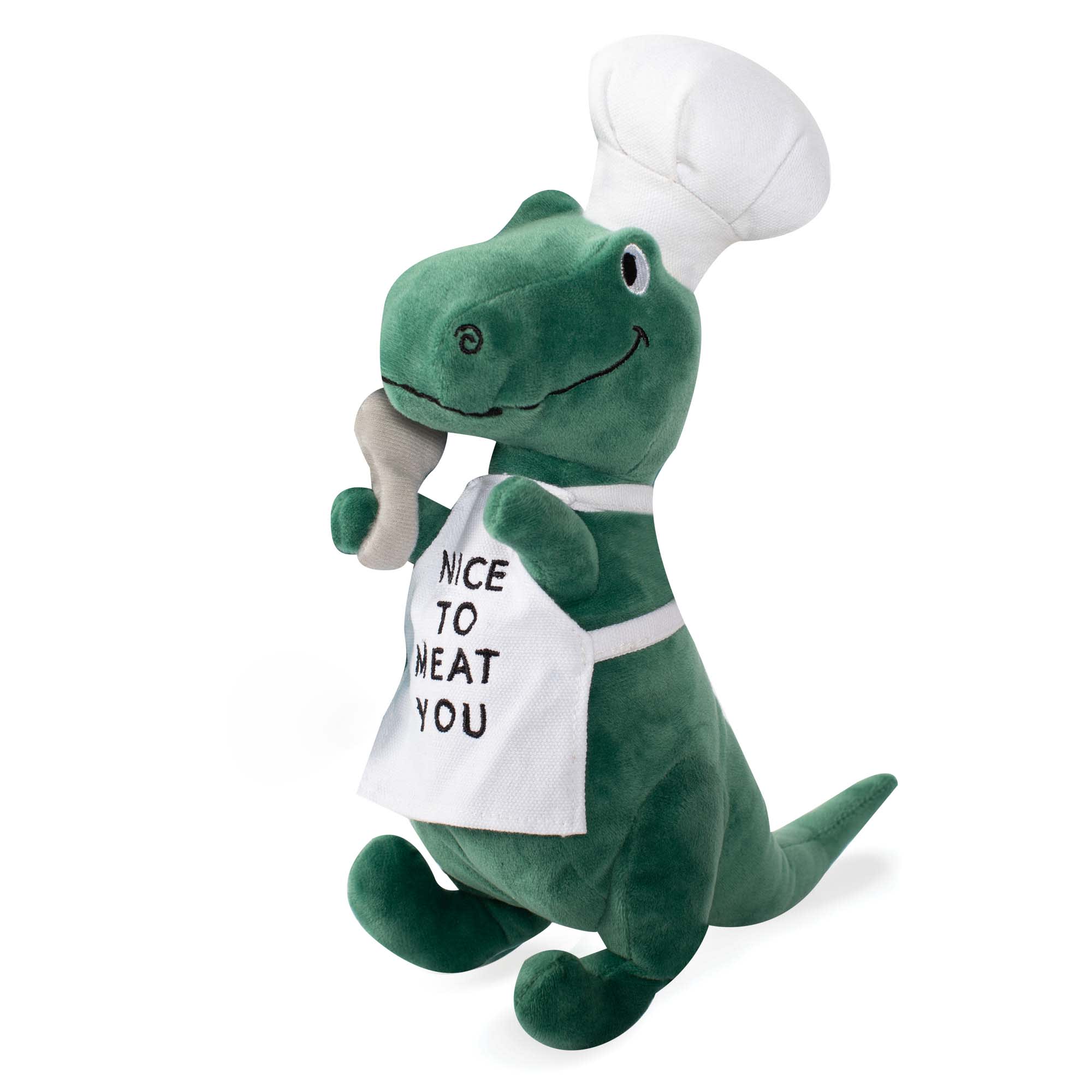 BBQ Rex Plush Squeaker Dog Toy, Large