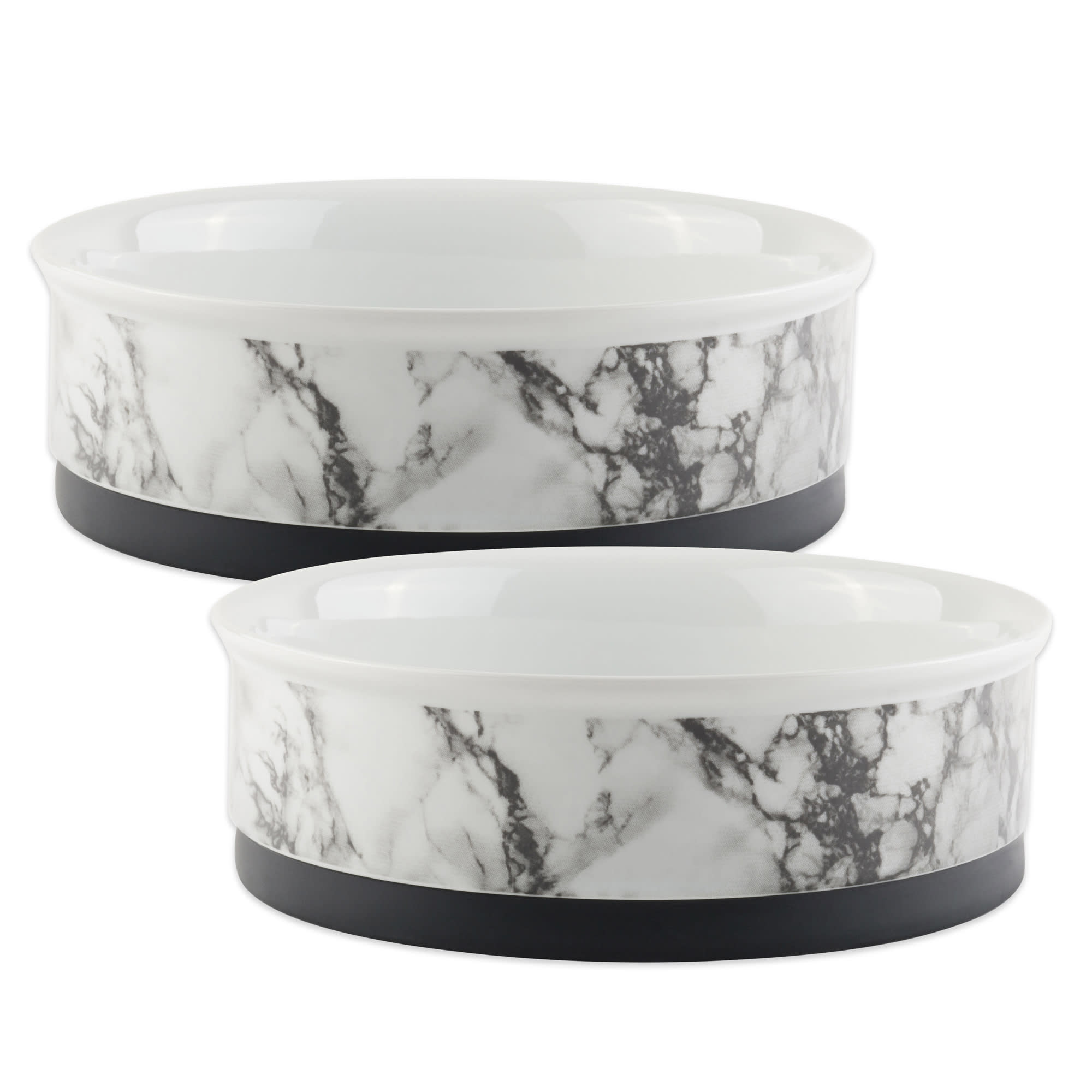 Stylish Porcelain White Bone Appetit Dog Bowls at Pet Stop Store