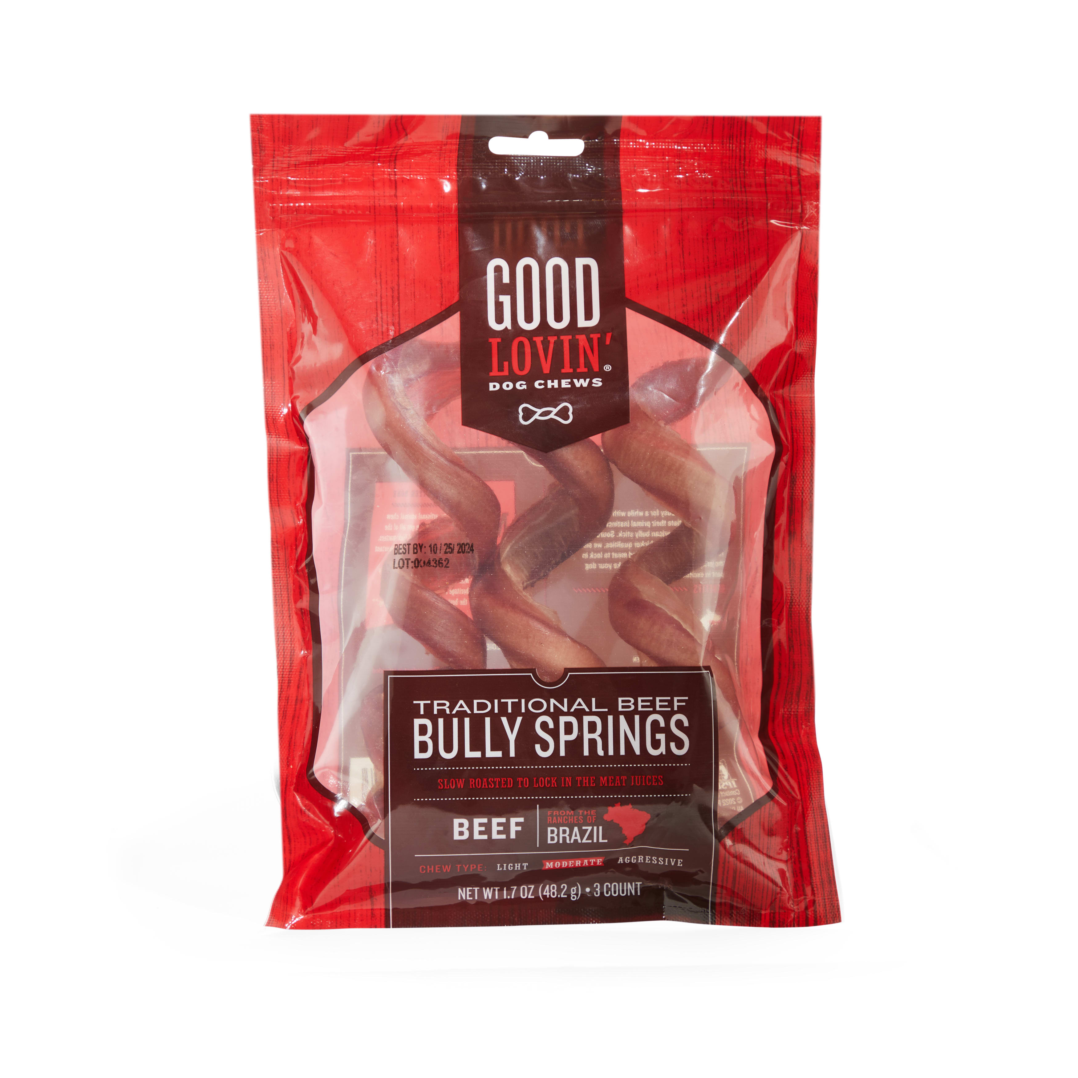 Good lovin traditional 2025 beef bully stick