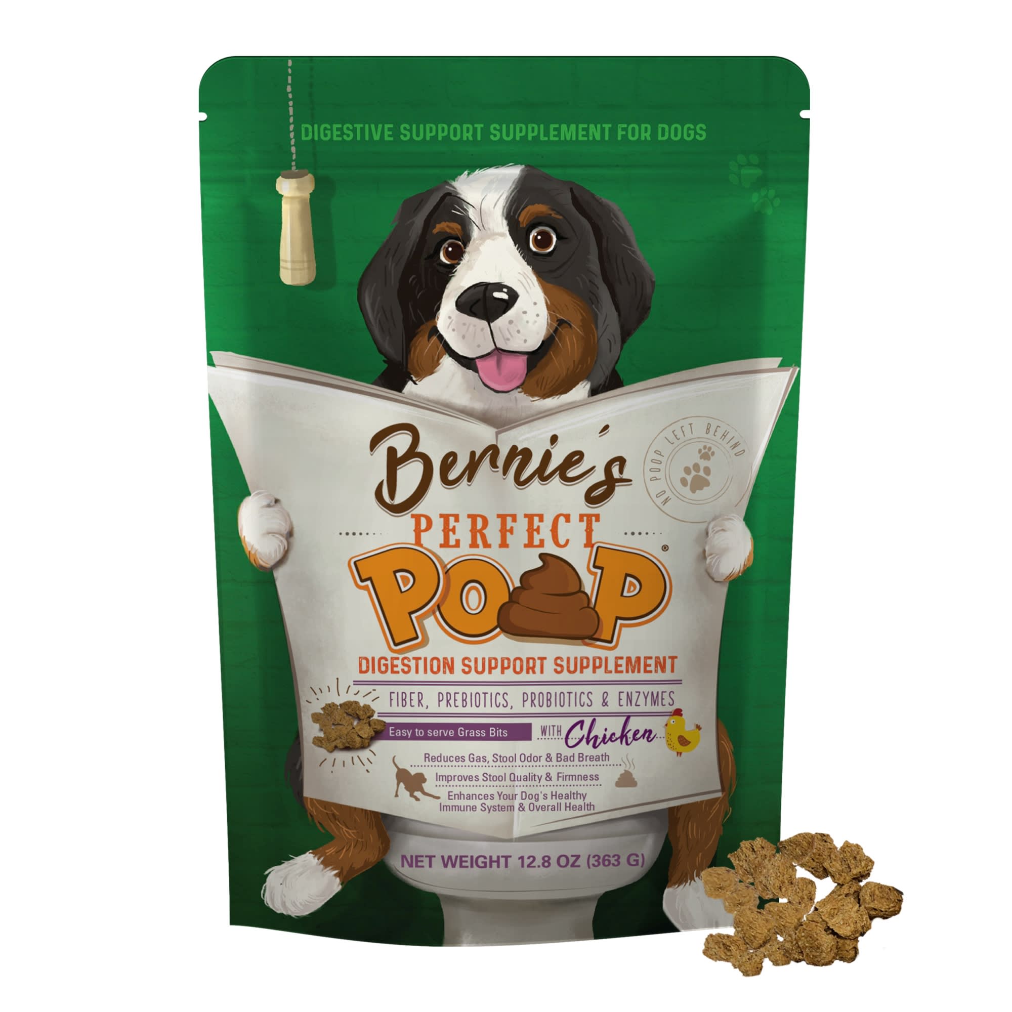 Bernie s Perfect Poop Chicken Flavor Digestion Support Dog