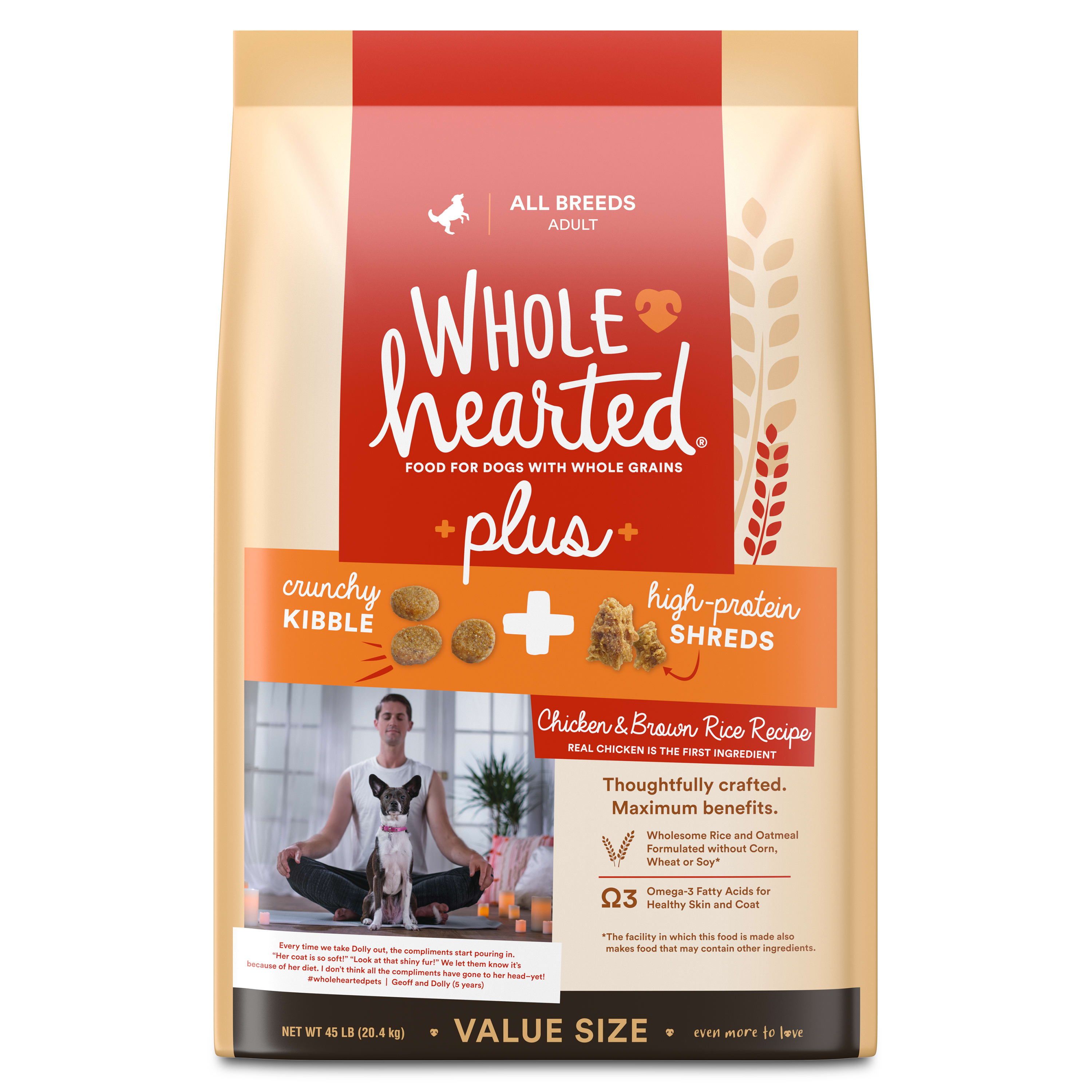 WholeHearted Plus Chicken Brown Rice Recipe with Whole Grains