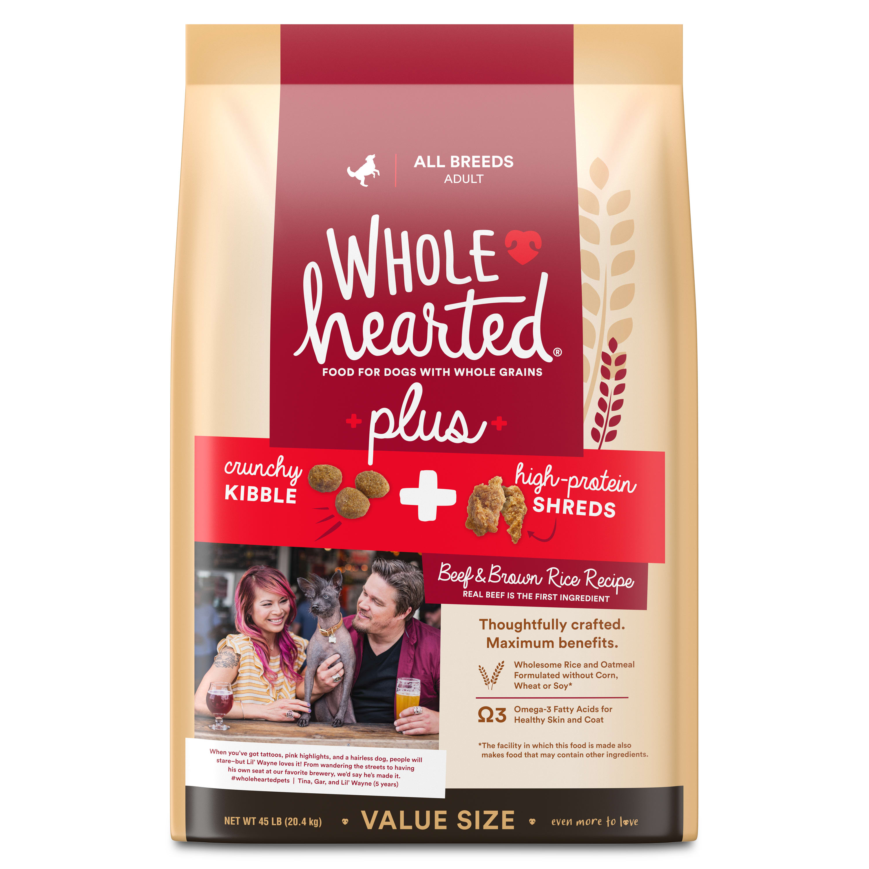 Dog food similar to hot sale wholehearted