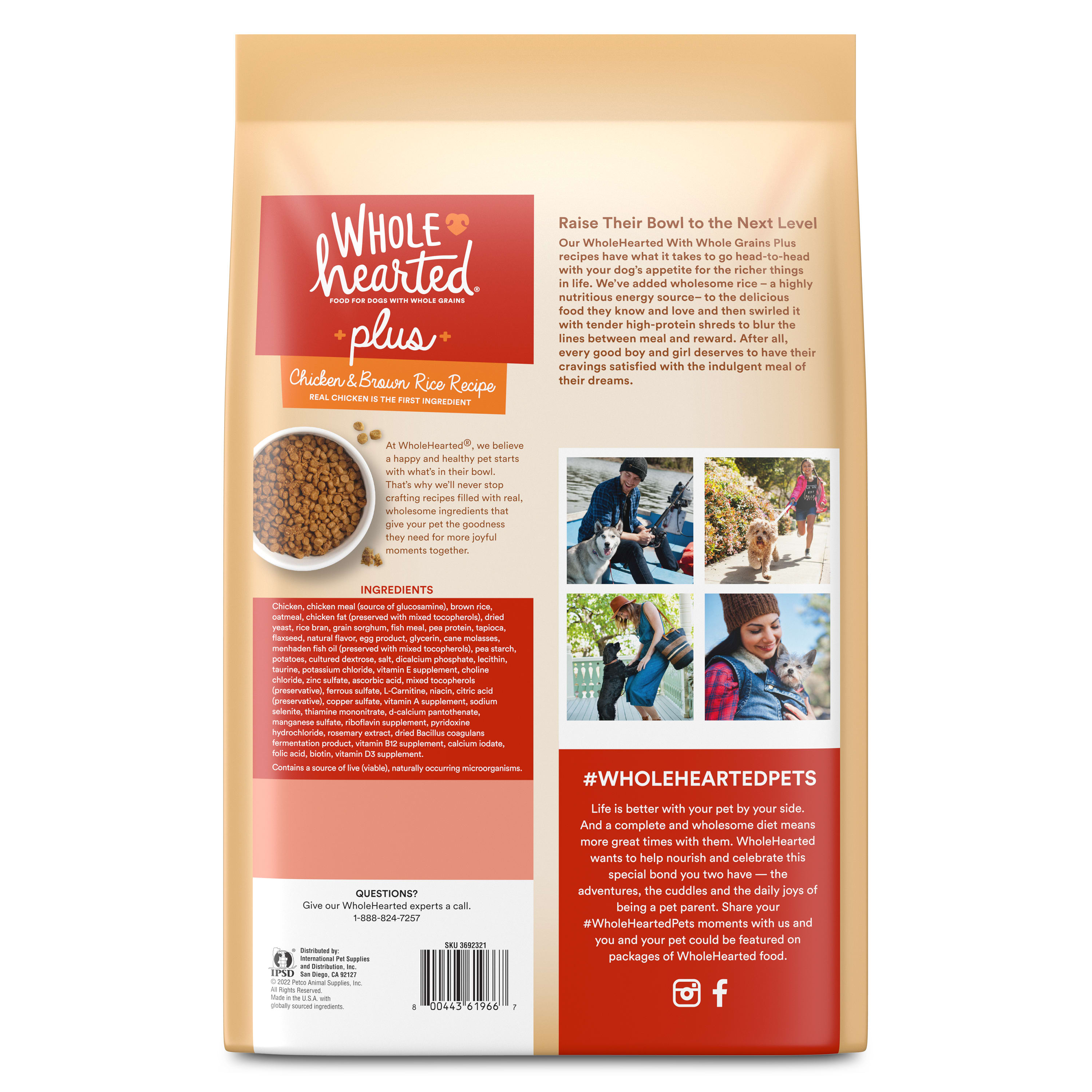 Wholehearted dog food 2024 chicken and pea