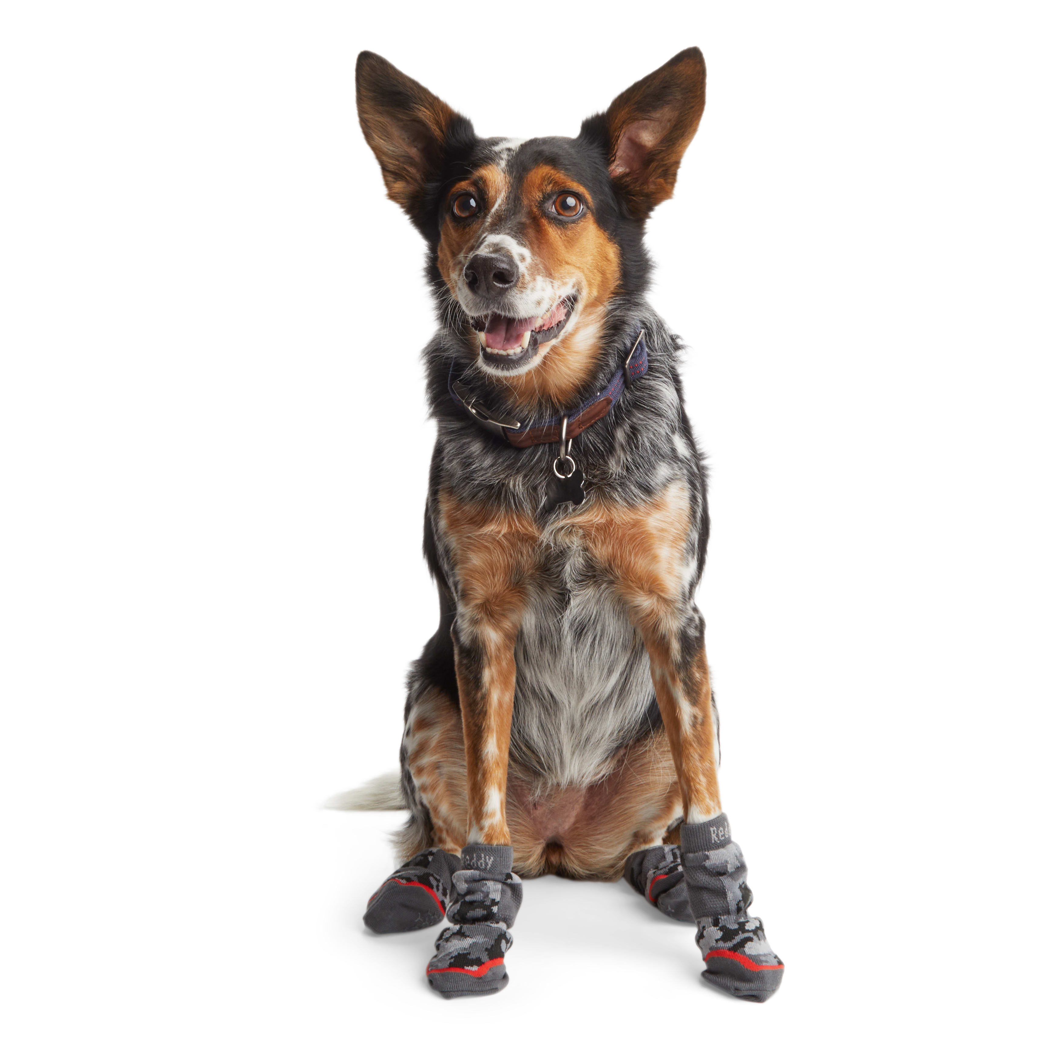 Reddy Green Grip Dog Socks, Small