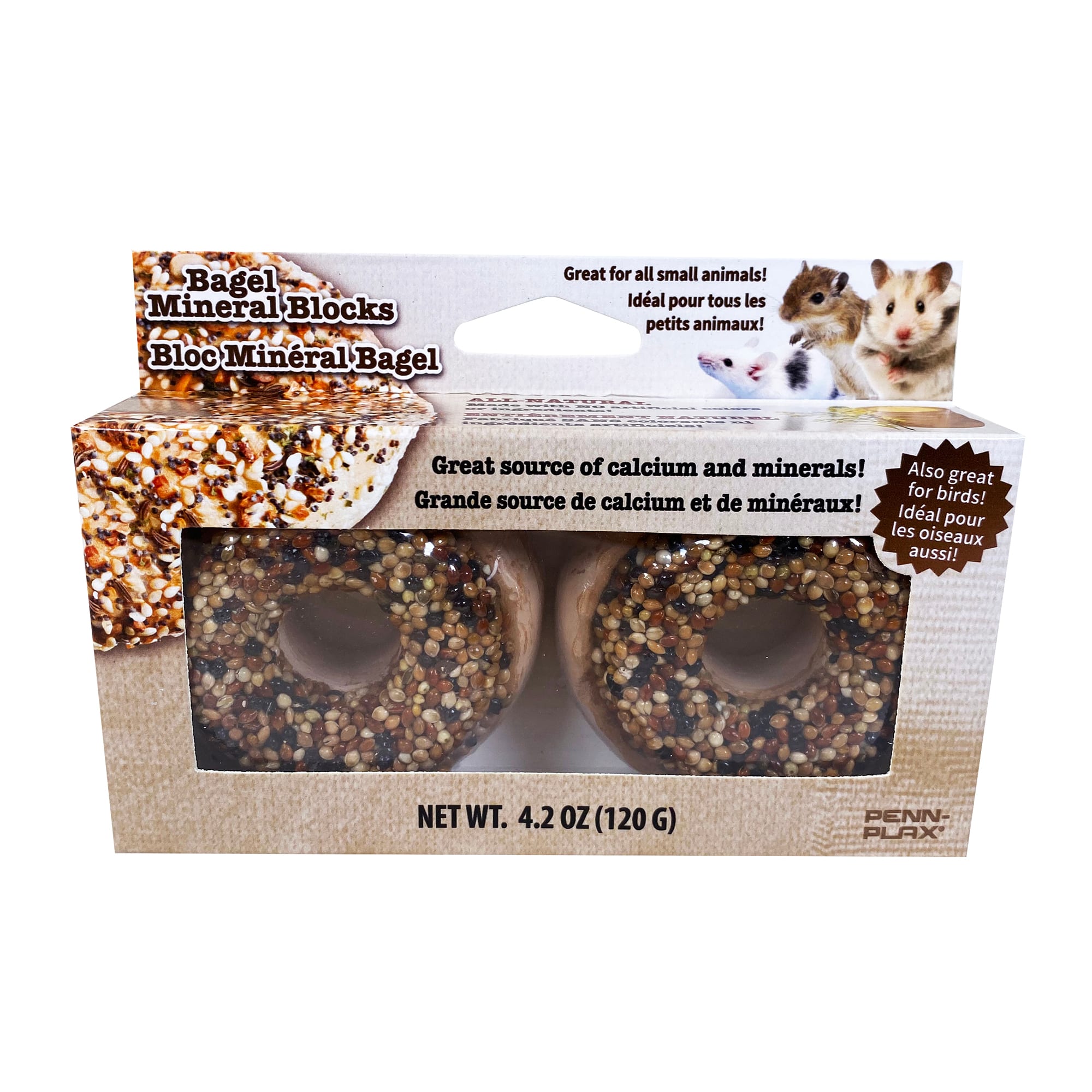 Penn Plax Bagel Mineral Chews, 0.3 lb.