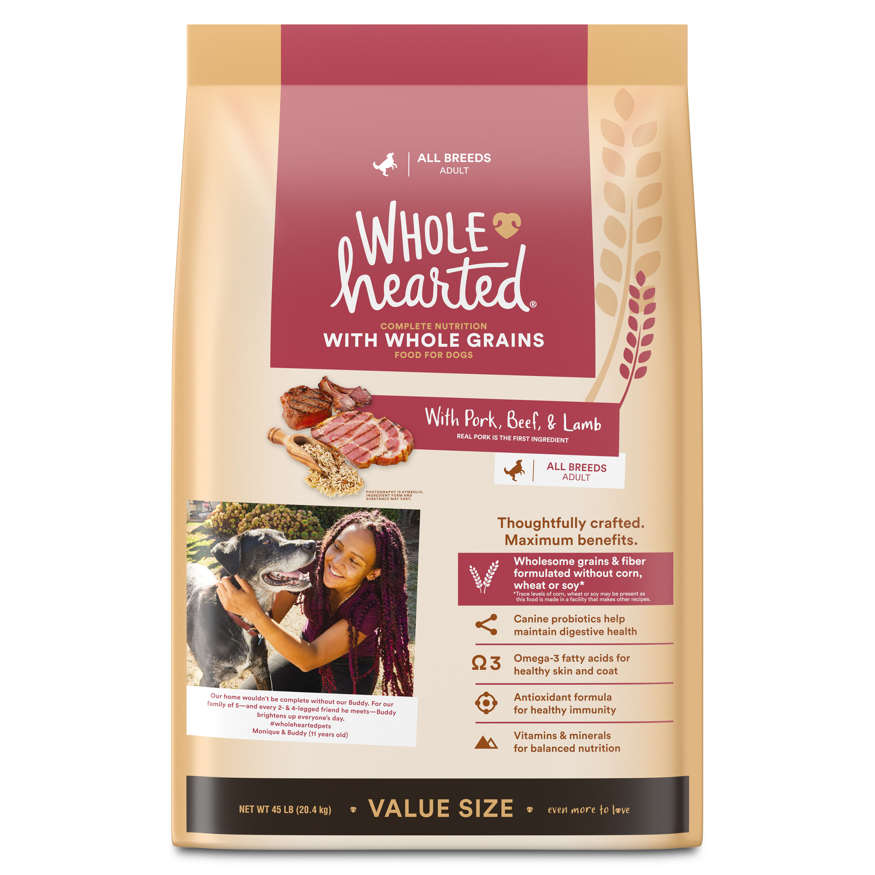 Petco wholehearted best sale puppy food