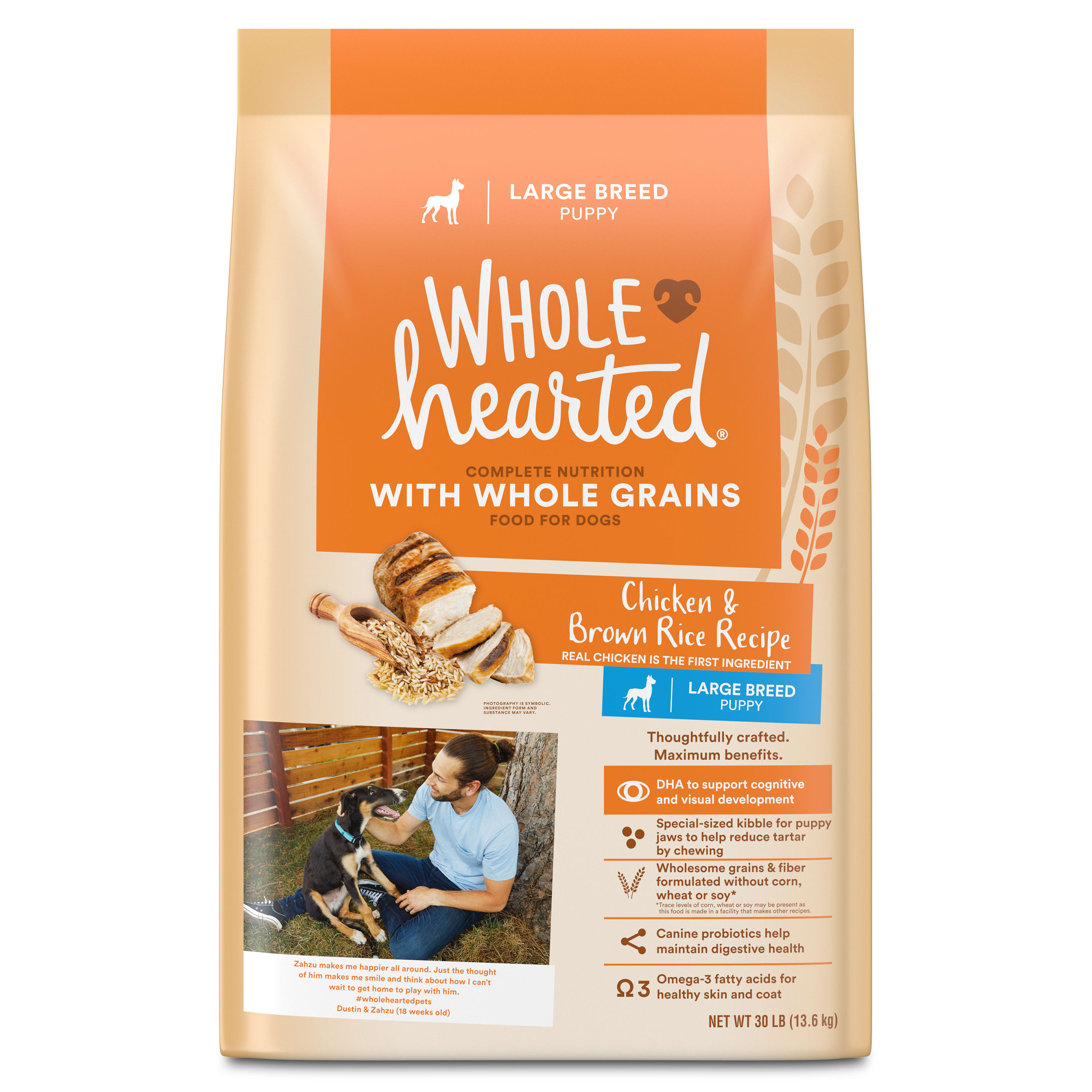 Wholehearted dog food for 2024 puppies