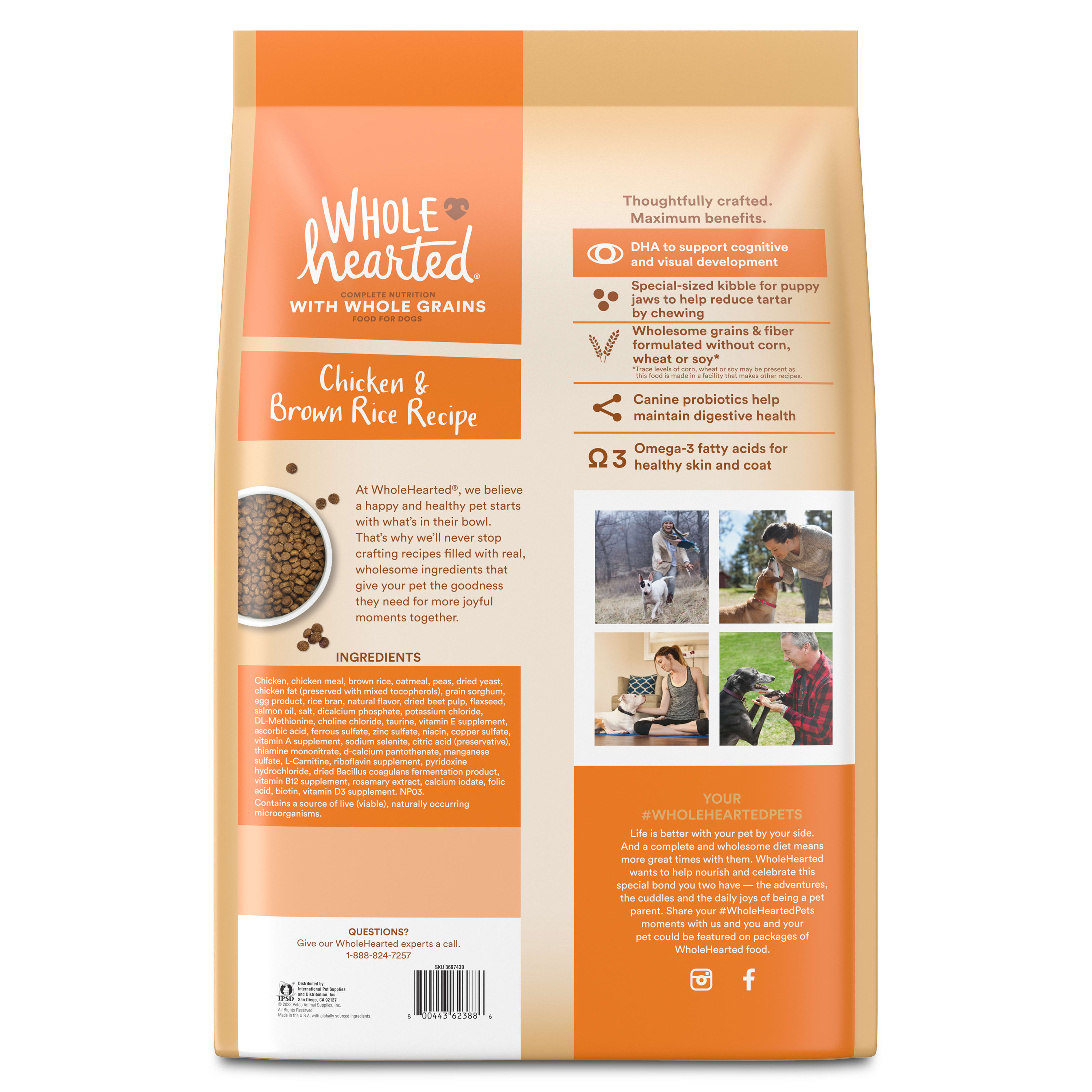 Wholehearted large best sale breed dog food