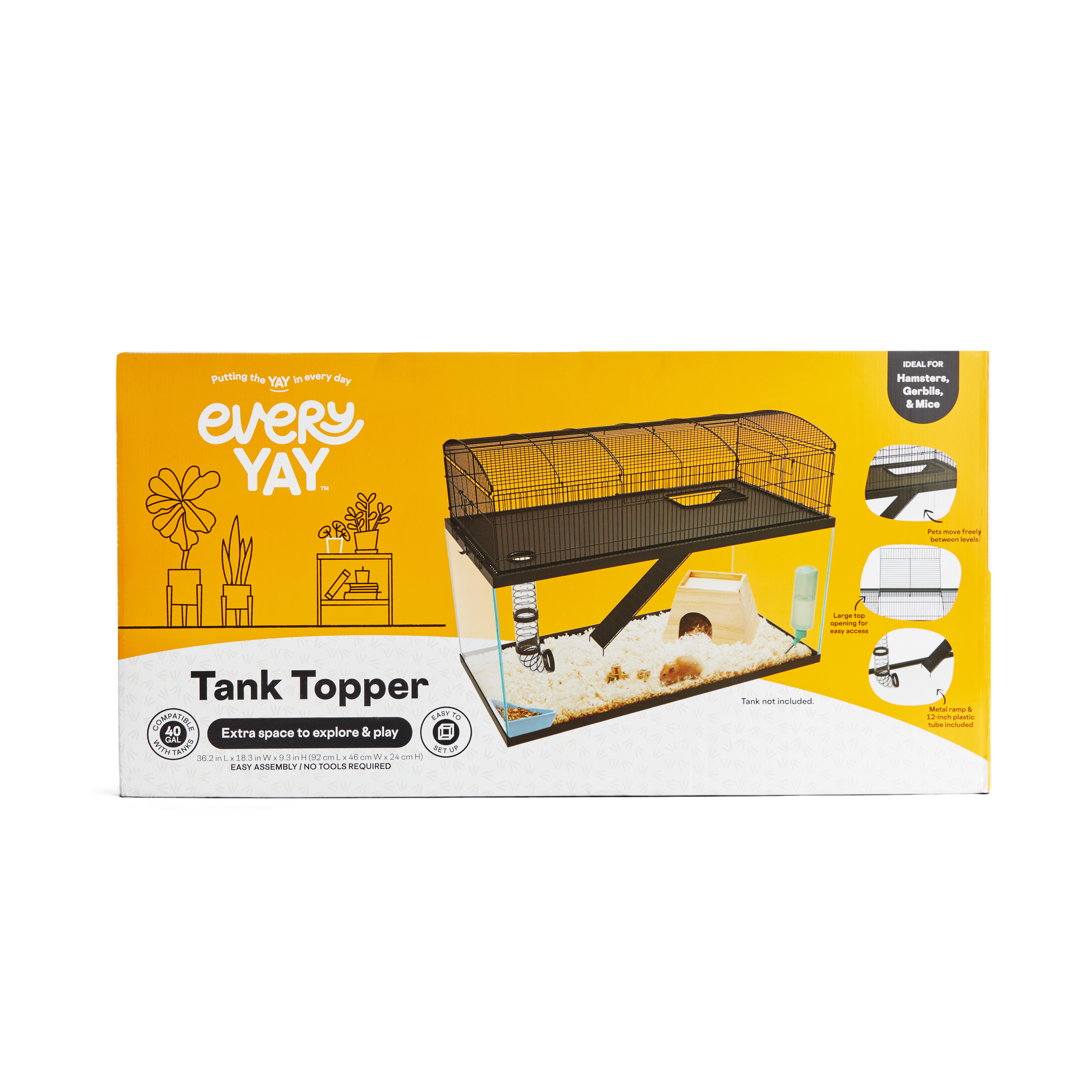 EveryYay Small Animal Tank Topper 40 Gallon Petco