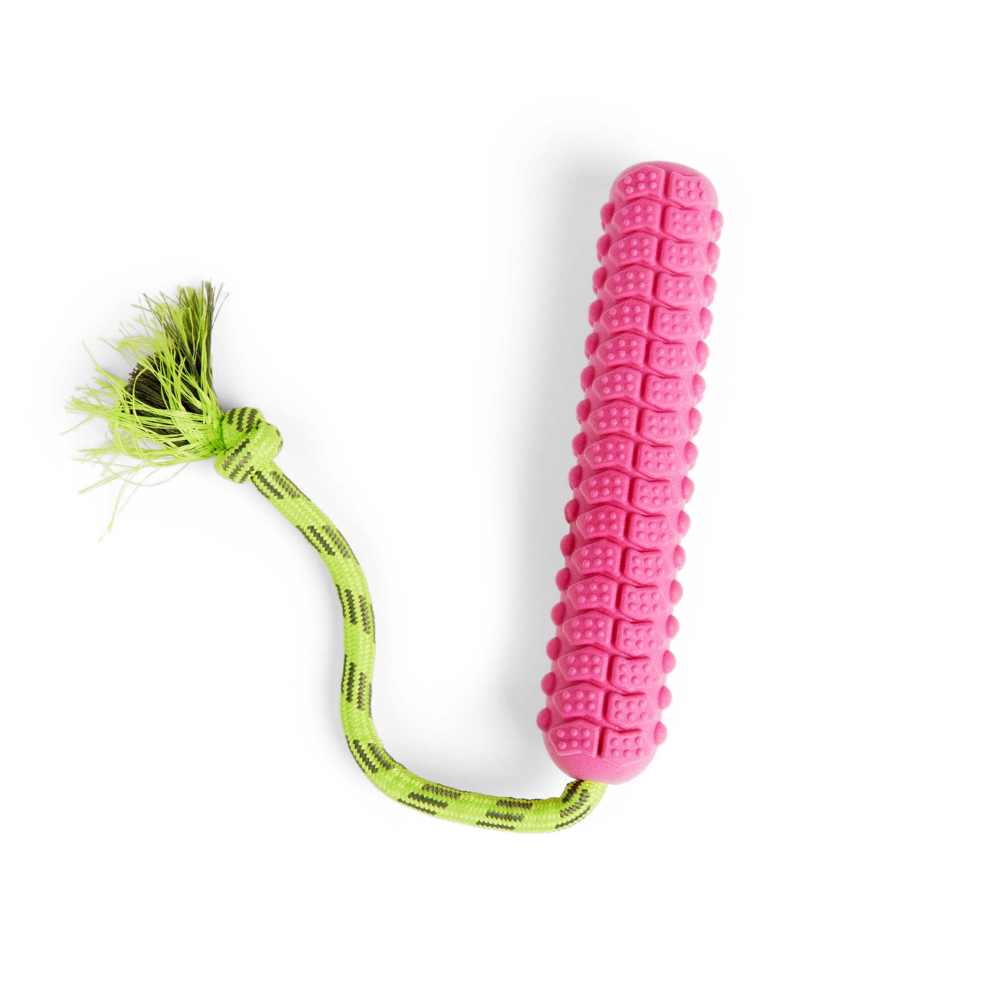 Leaps & Bounds Medium TPR Bumper & Rope Dog Toy