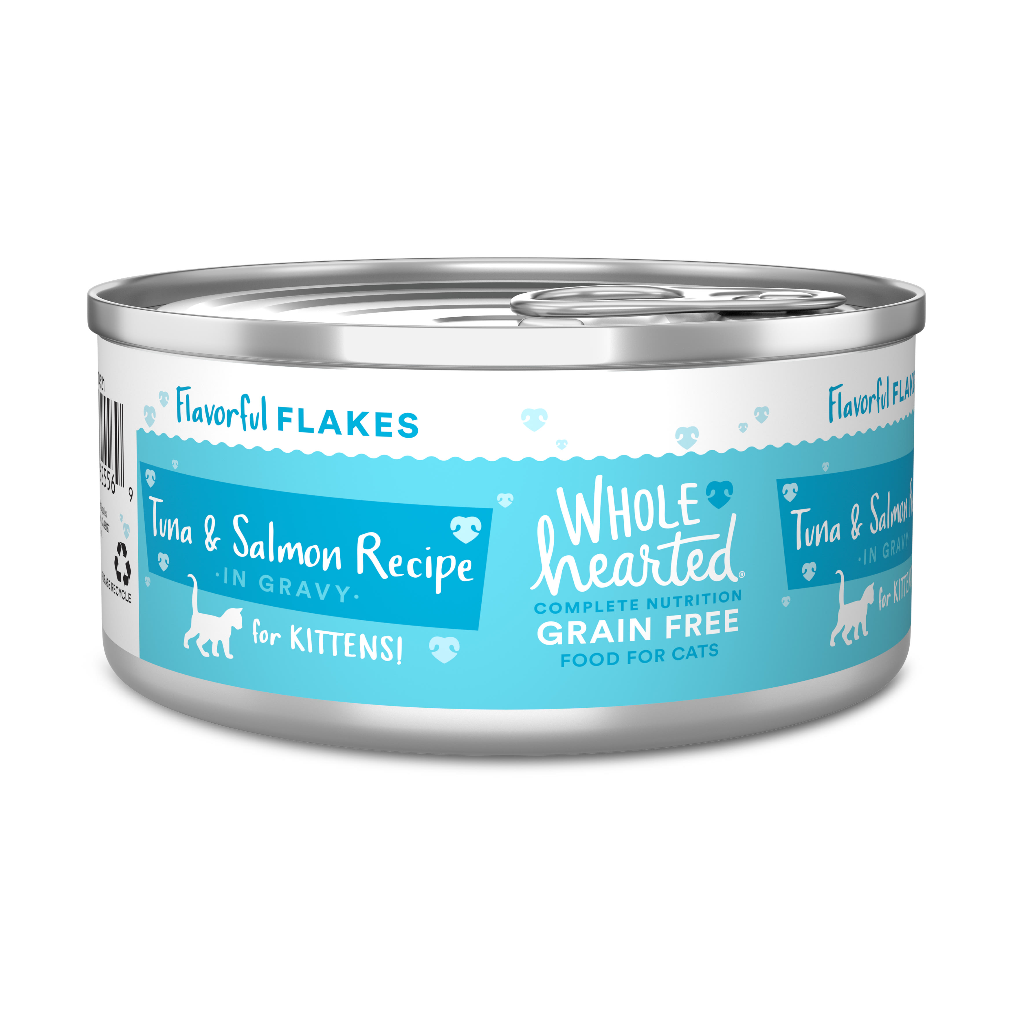 Wholehearted Grain Free Tuna Salmon Recipe in Gravy Wet Food for