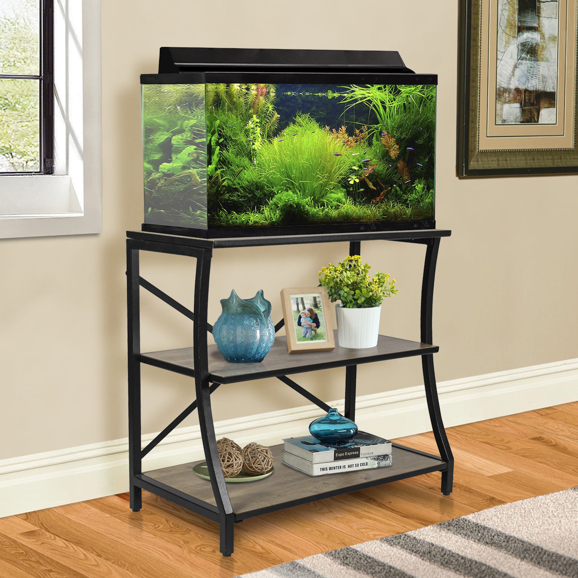 Aquatic Fundamentals 40B Cabinet Stand, 37.38 L X 19.38 W X 28.25 H