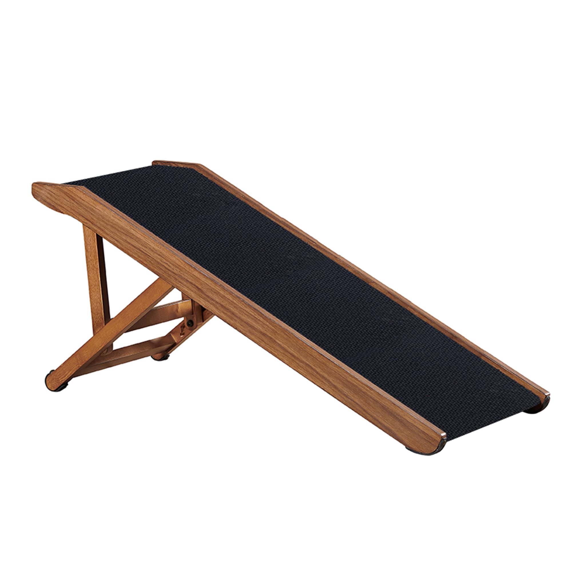 UniPaws Adjustable Wooden Pet Ramp for Small Senior Dogs from Petco