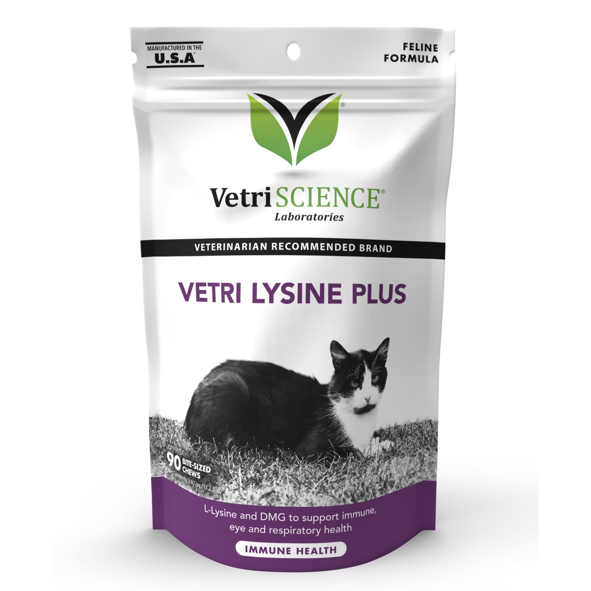 VetriScience Vetri Lysine Plus Chicken Liver Flavored Soft Chews