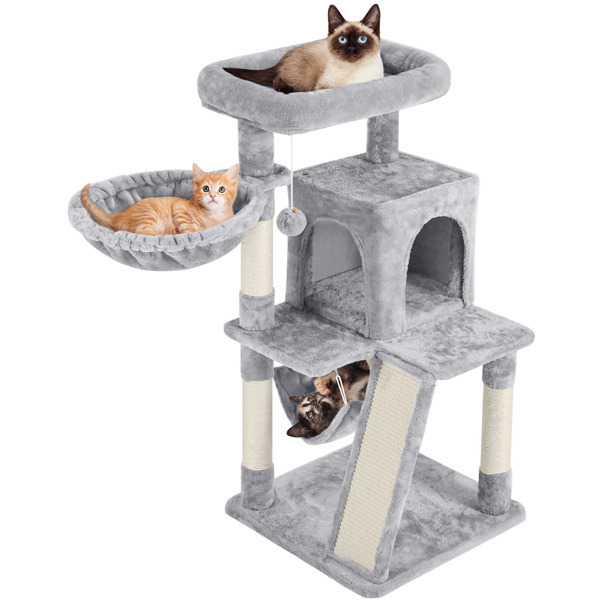 Grey shop cat trees