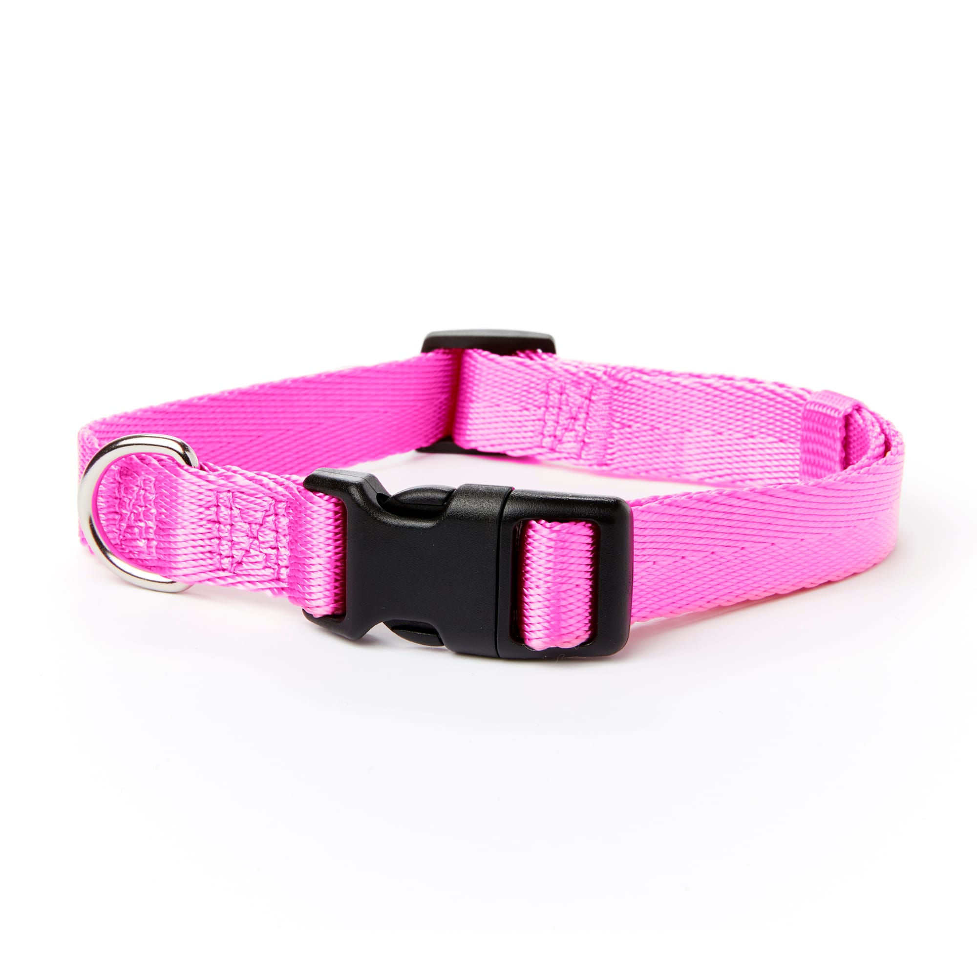 YOULY Pink Heart Bling Dog Collar, XX-Small