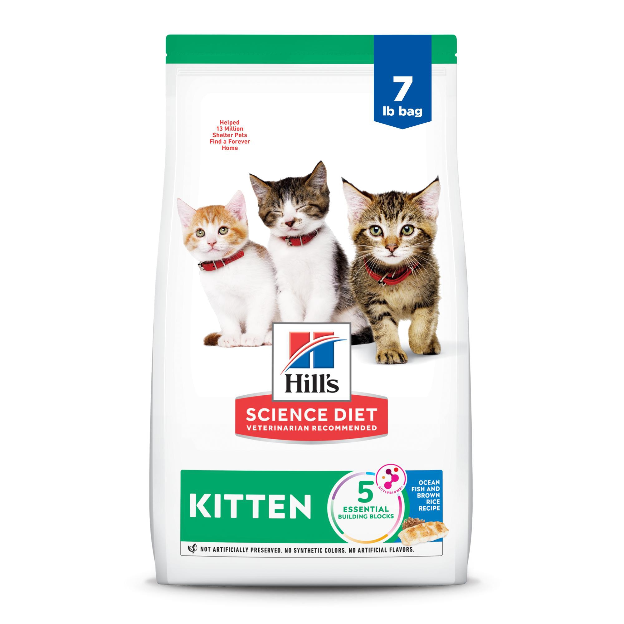 Hill s Science Diet Kitten Ocean Fish Brown Rice Recipe Dry Cat