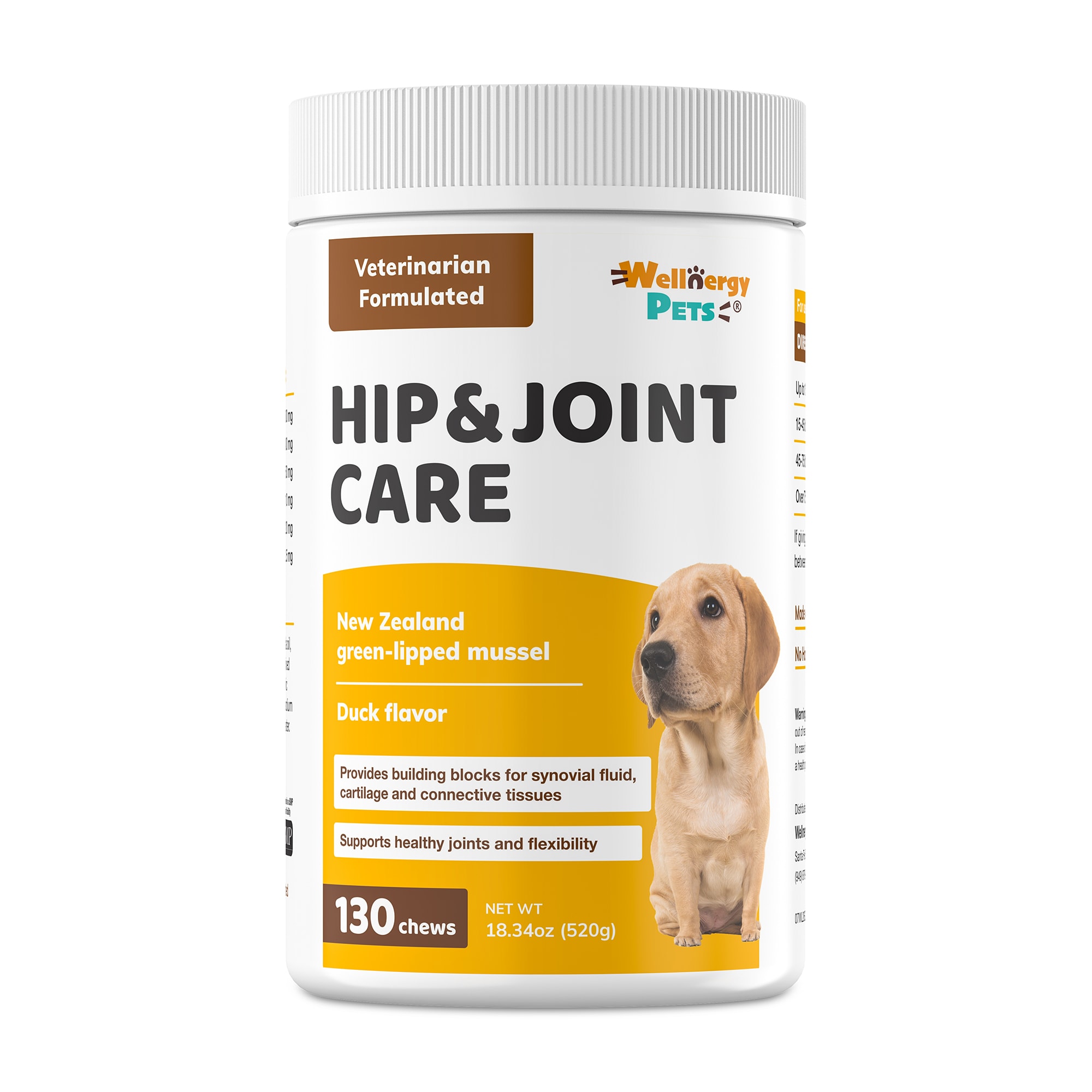 Wellnergy Pets Hip & Joint Care Feat Green Lipped Mussel Soft Dog Chews ...