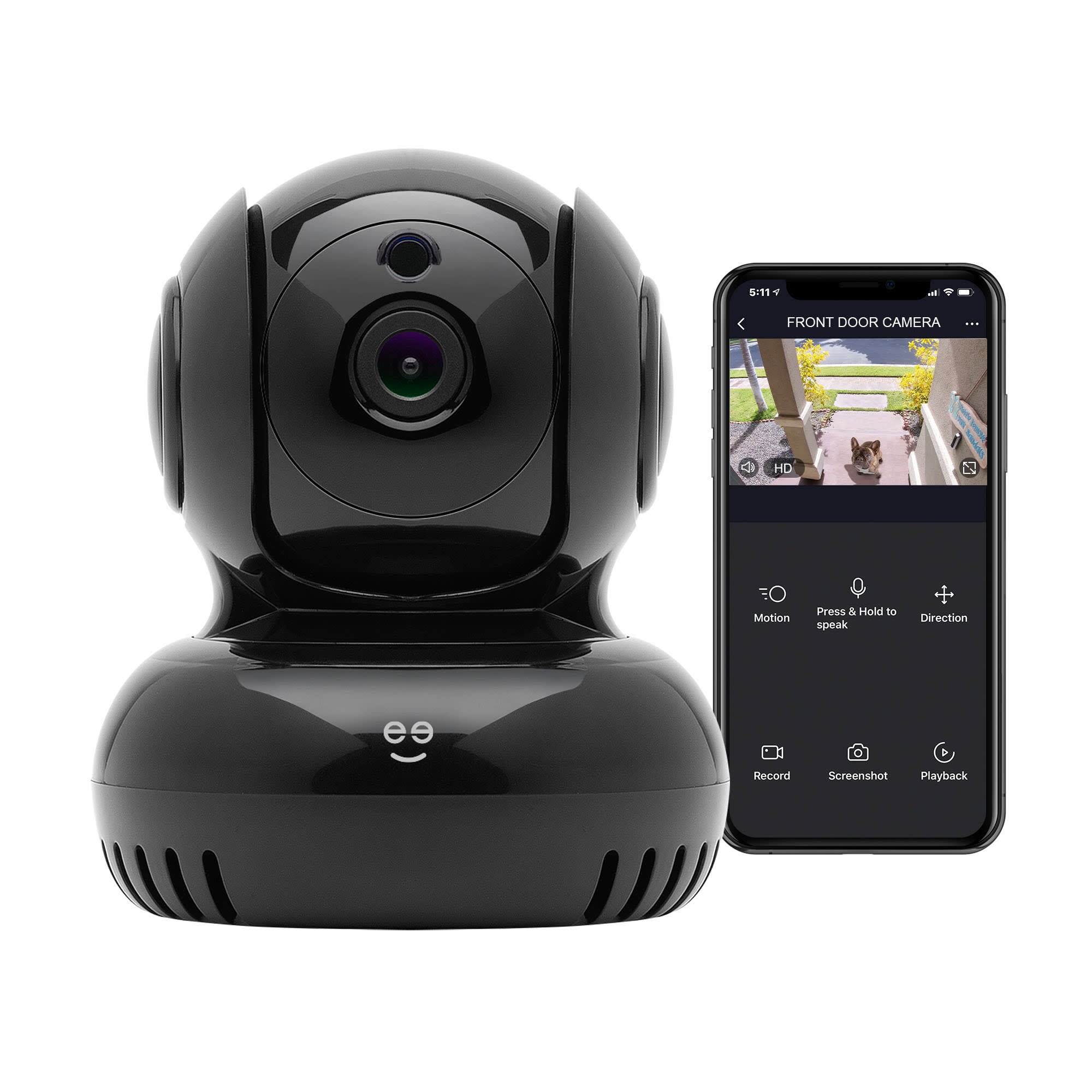 Pan/Tilt Home Security Wi-Fi Camera