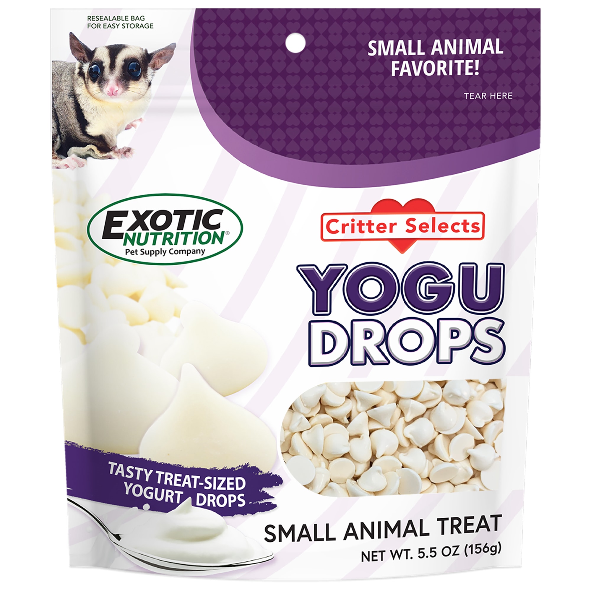 Exotic Nutrition Yogurt Drops for Small Pets, 5.5 oz