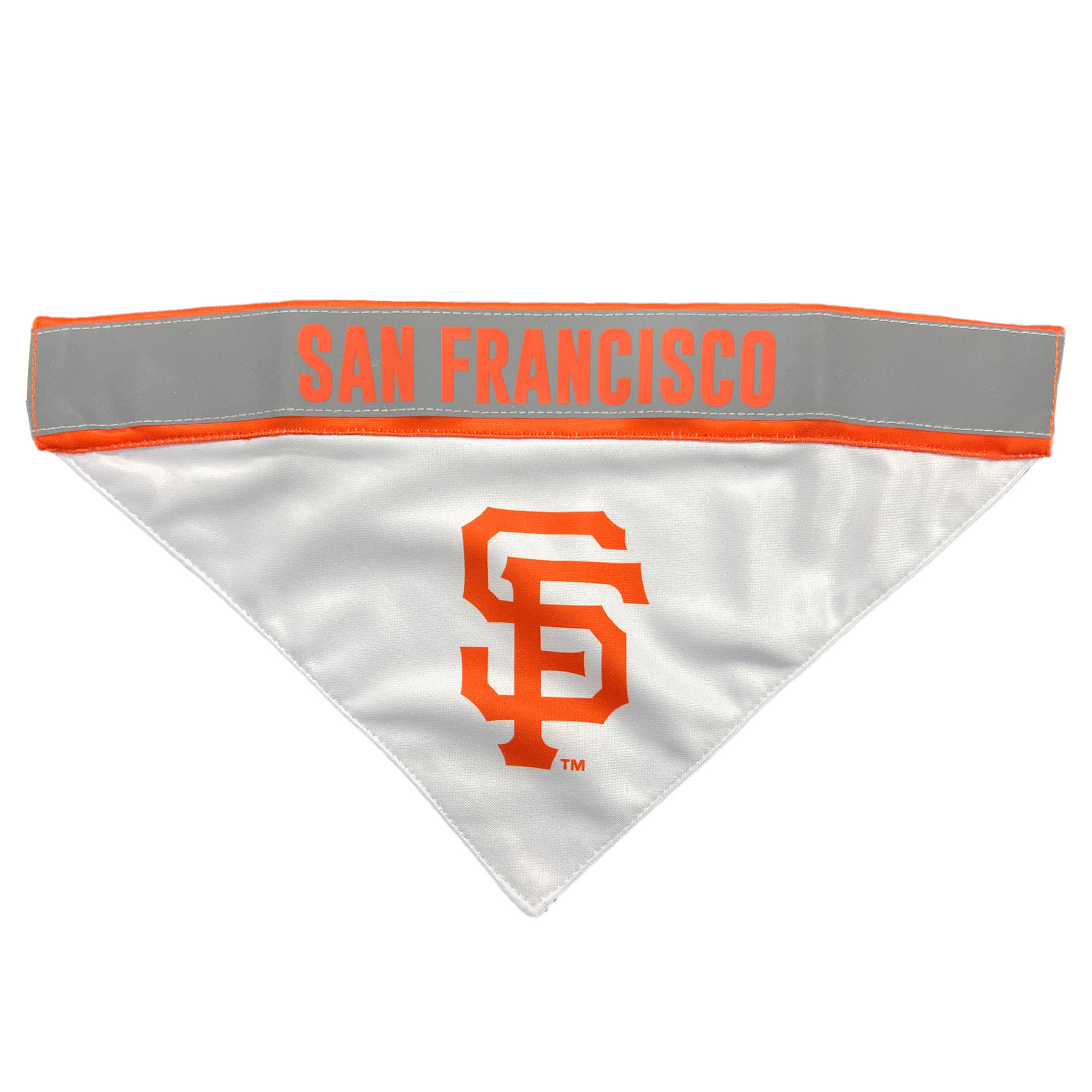 MLB San Francisco Giants Baseball Pet Collar, Large, Reflective