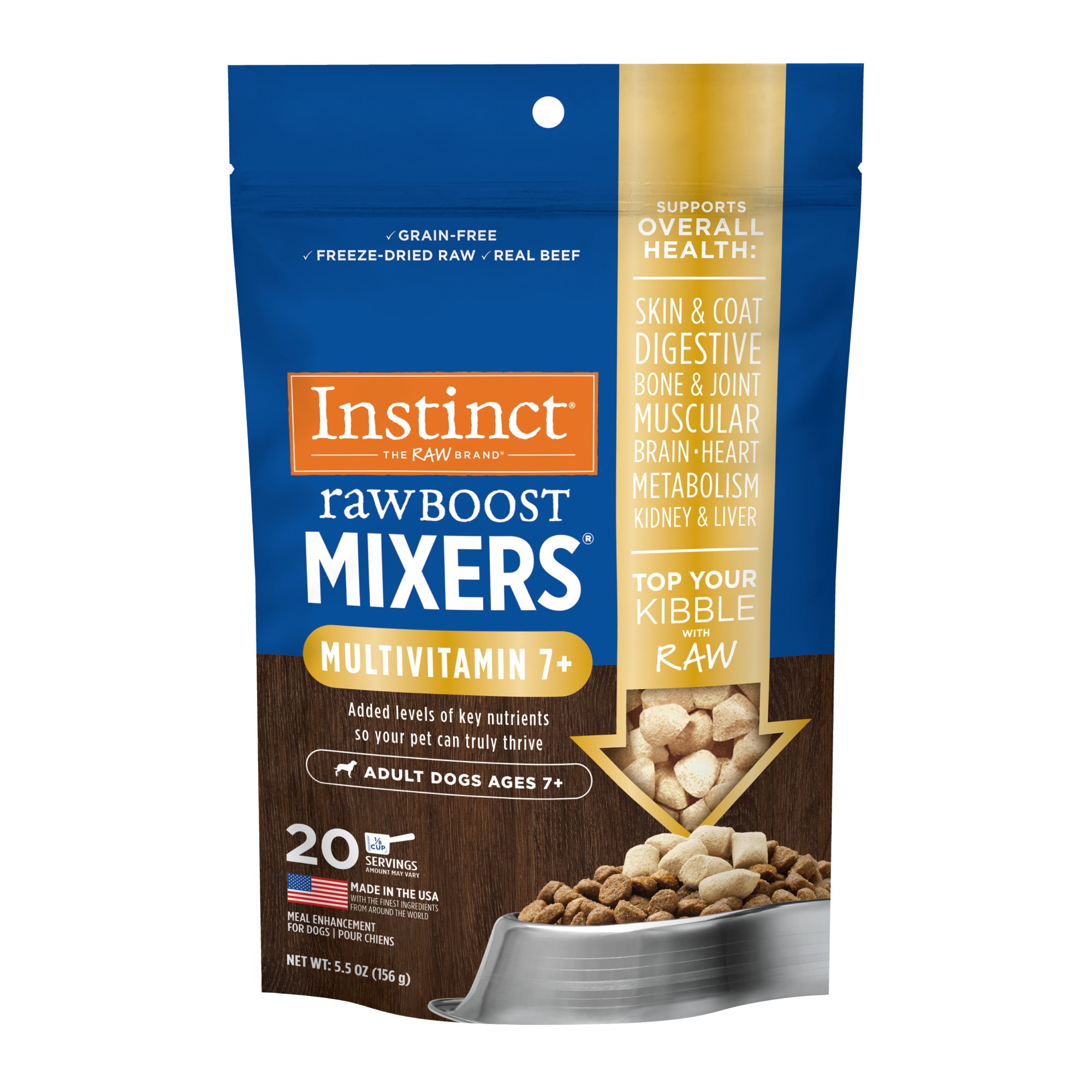 Instinct Freeze Dried Raw Boost Mixers Grain Free Multivitamin for