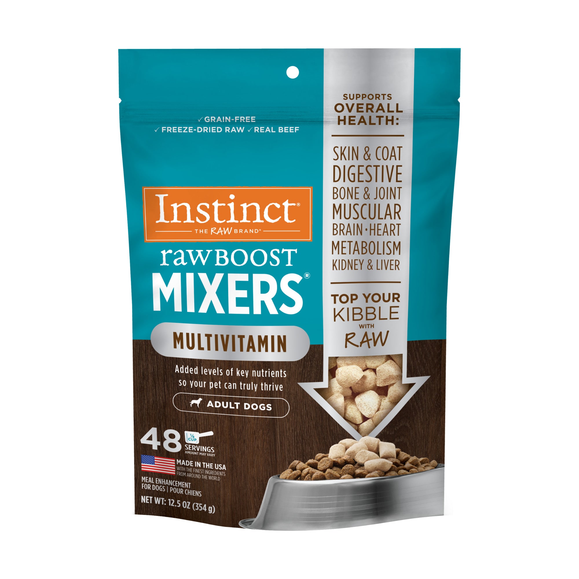 Instinct Raw Boost Grain-Free Recipe with Real Chicken Dry Dog Food, 21-lb