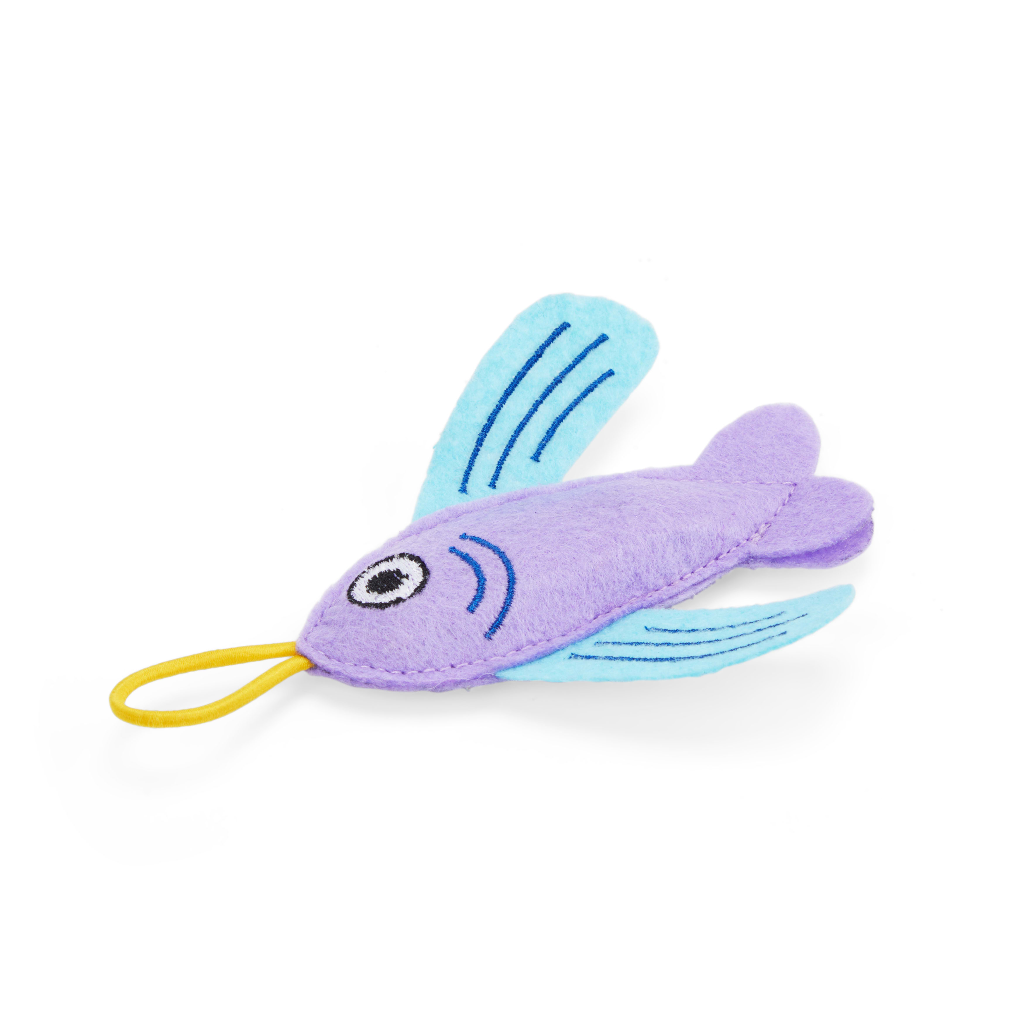 Leaps & Bounds Flinger-Style Fish Cat Toy, X-Small