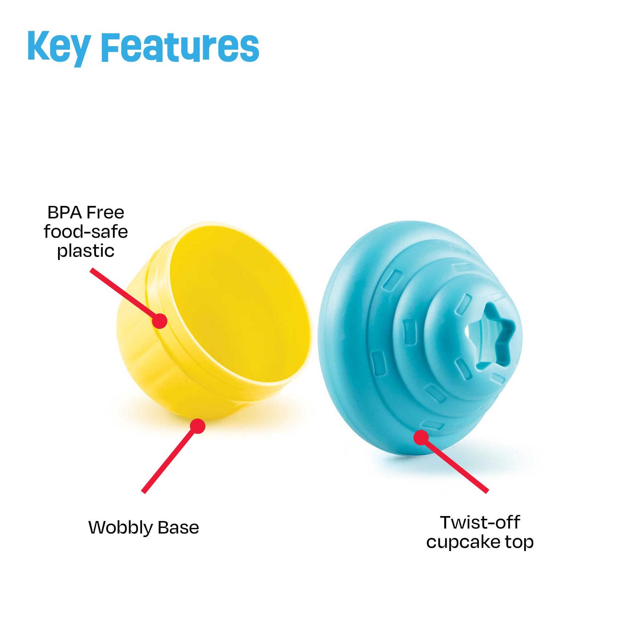 Brightkins Cupcake Treat Dispenser Dog Toy, Small | Petco