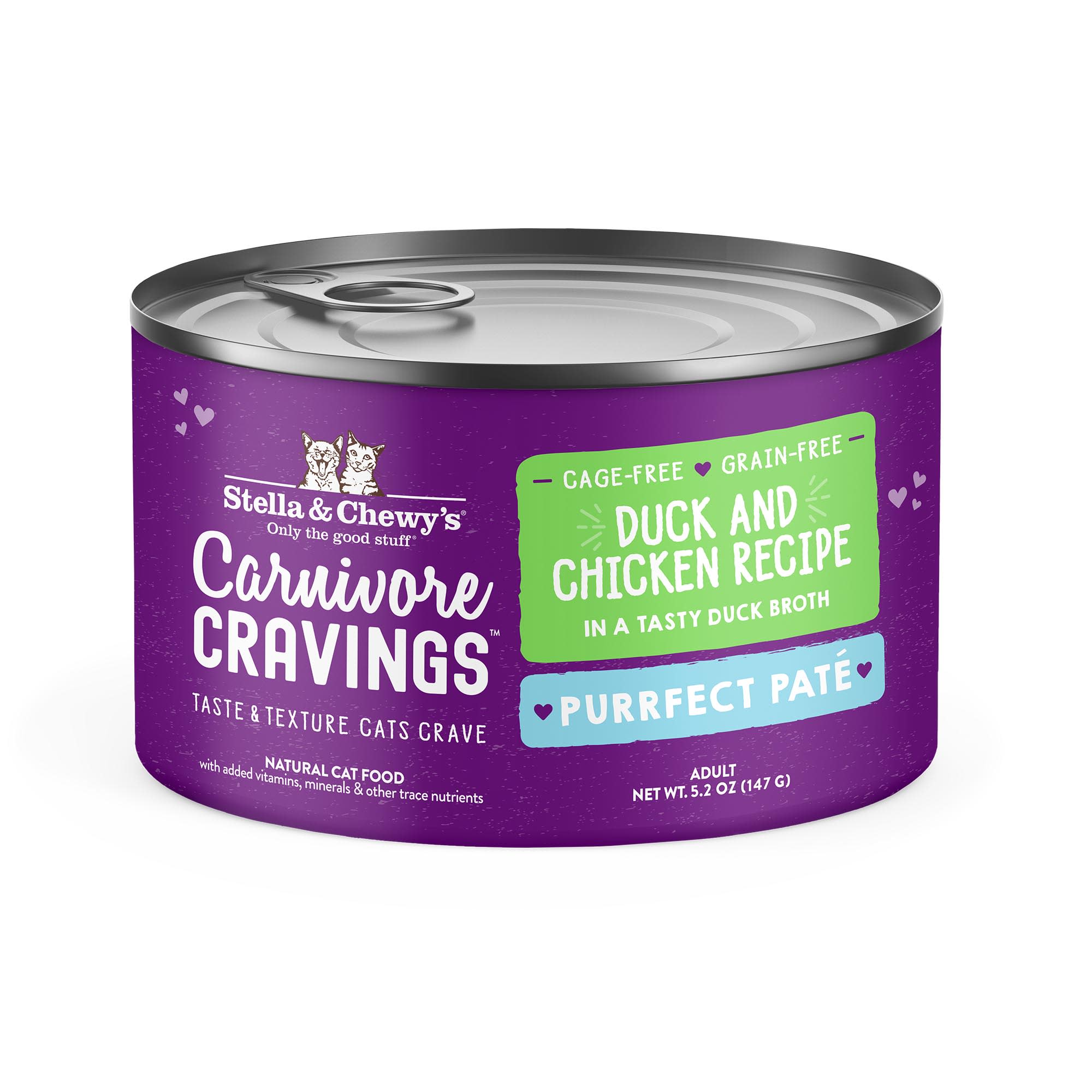 Stella Chewy s Carnivore Cravings Purrfect Pate Duck Chicken