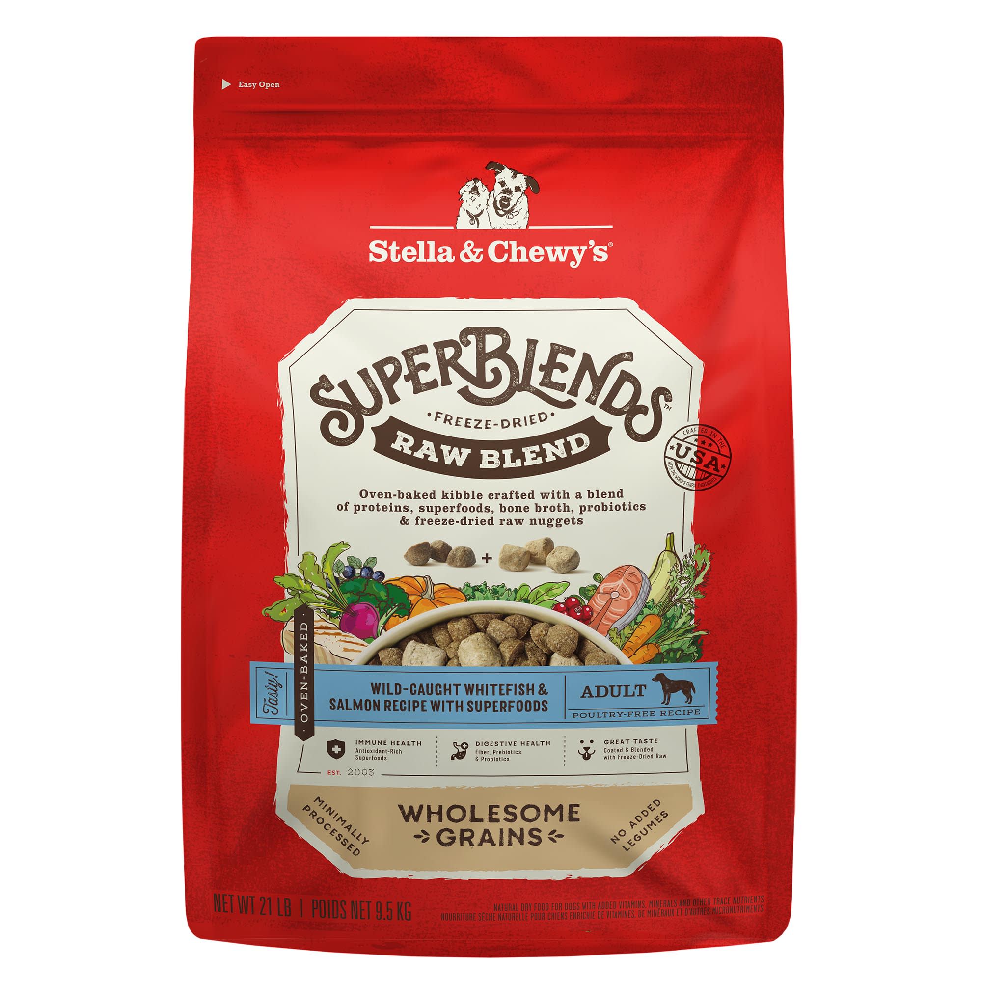 Stella & Chewy's SuperBlends Raw Blend Wholesome Grains Wild