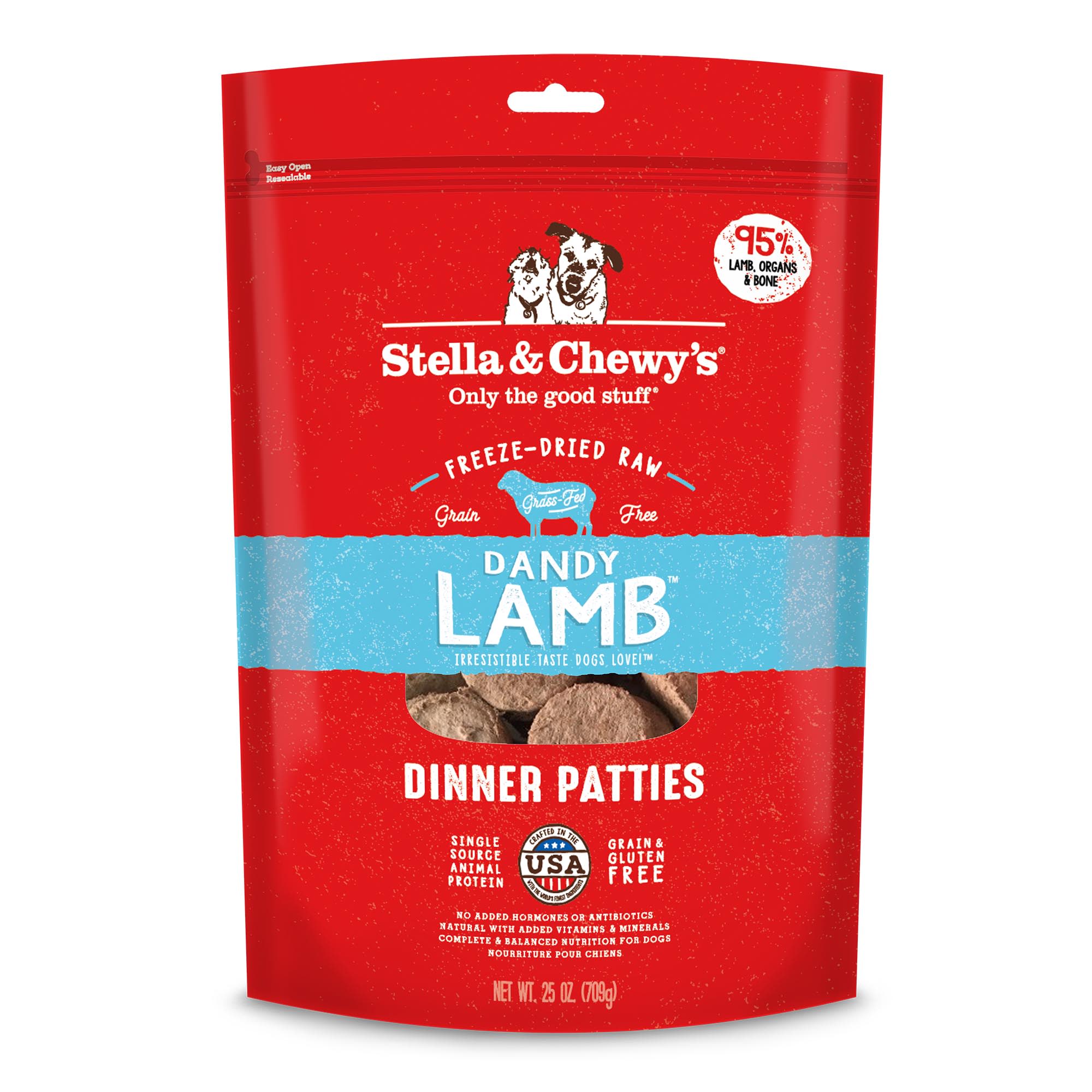 Stella & Chewy's Freeze Dried Raw Dinner Patties High Protein Dandy