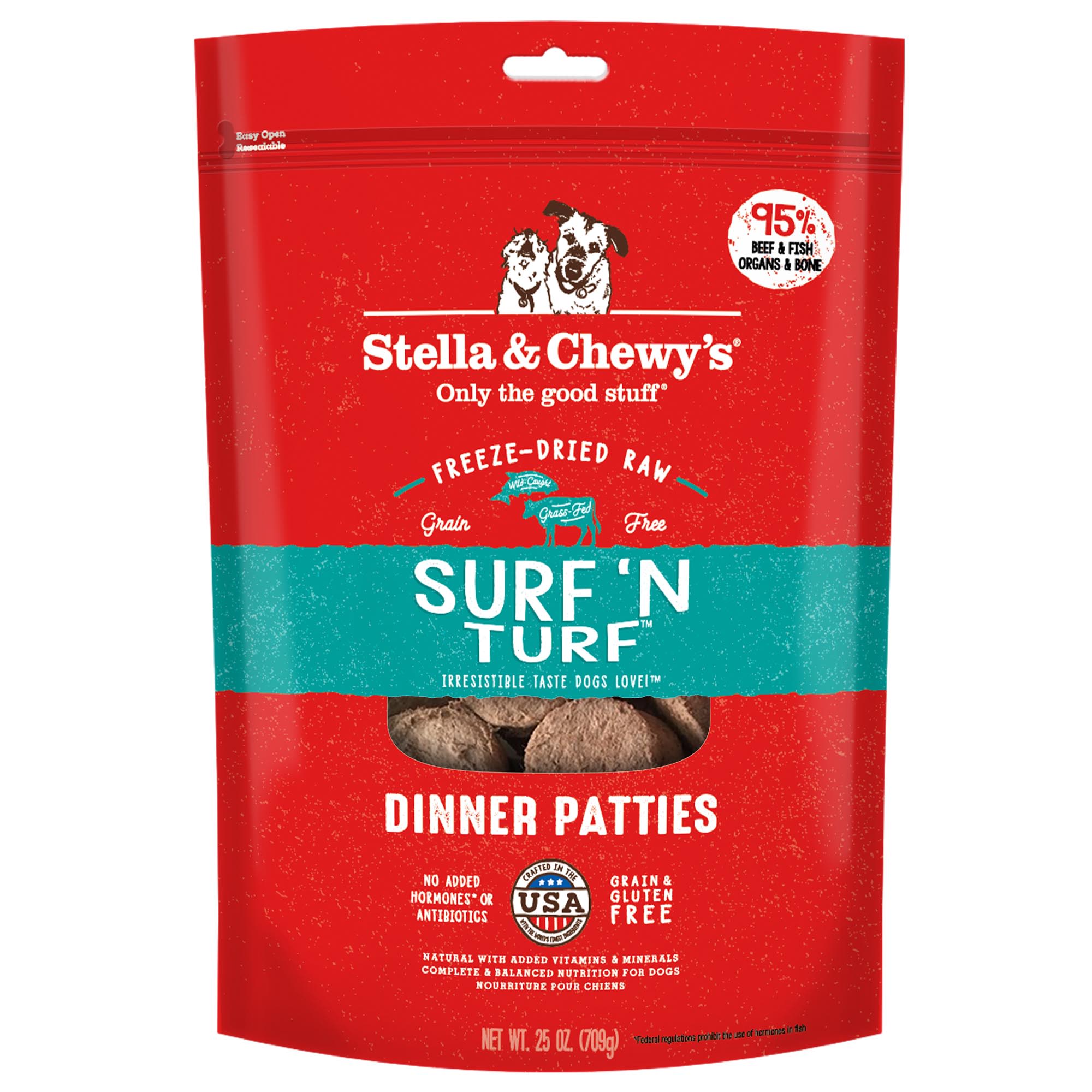 Stella Chewy s Freeze Dried Raw Dinner Patties High Protein Surf