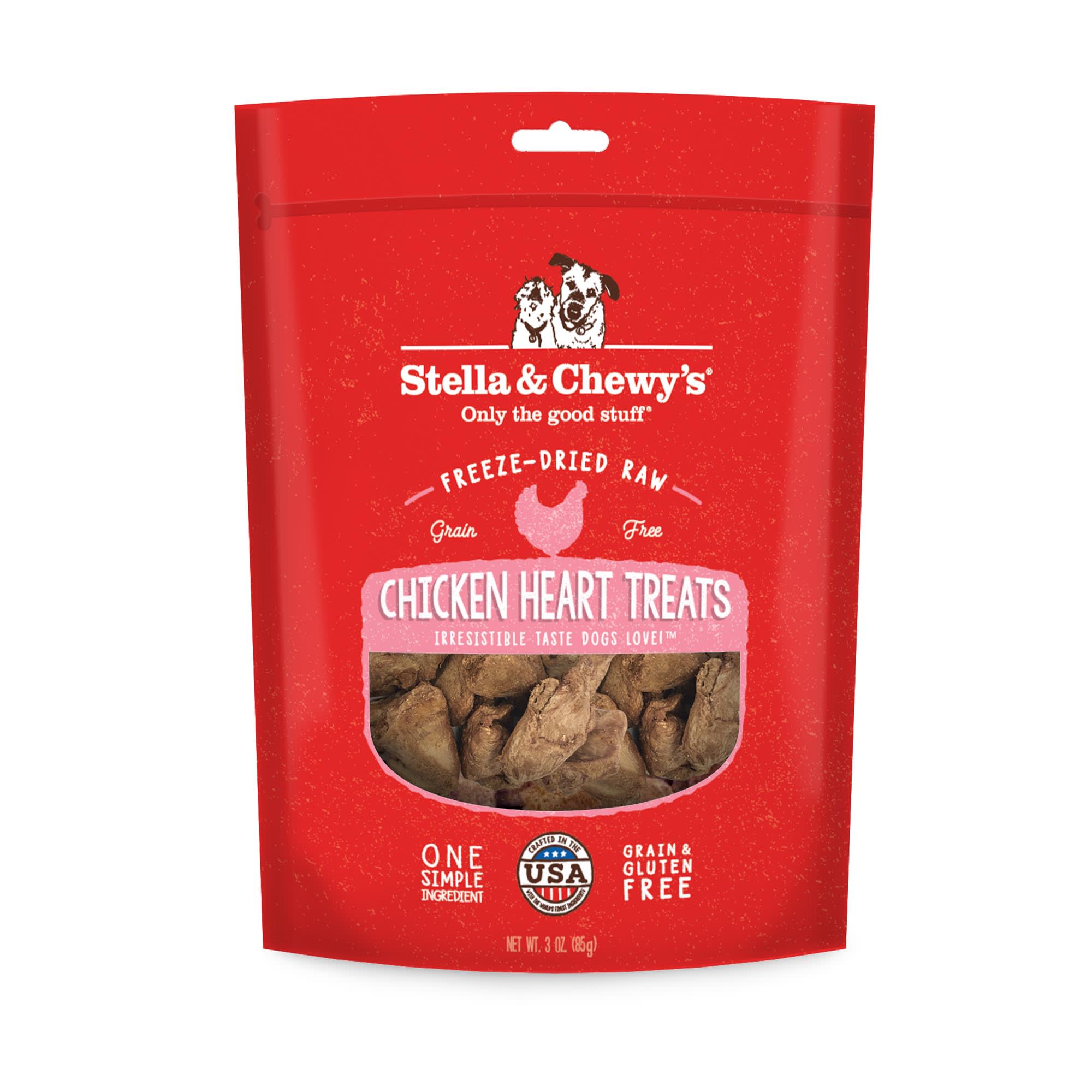 Freeze dried chicken shop hearts for dogs