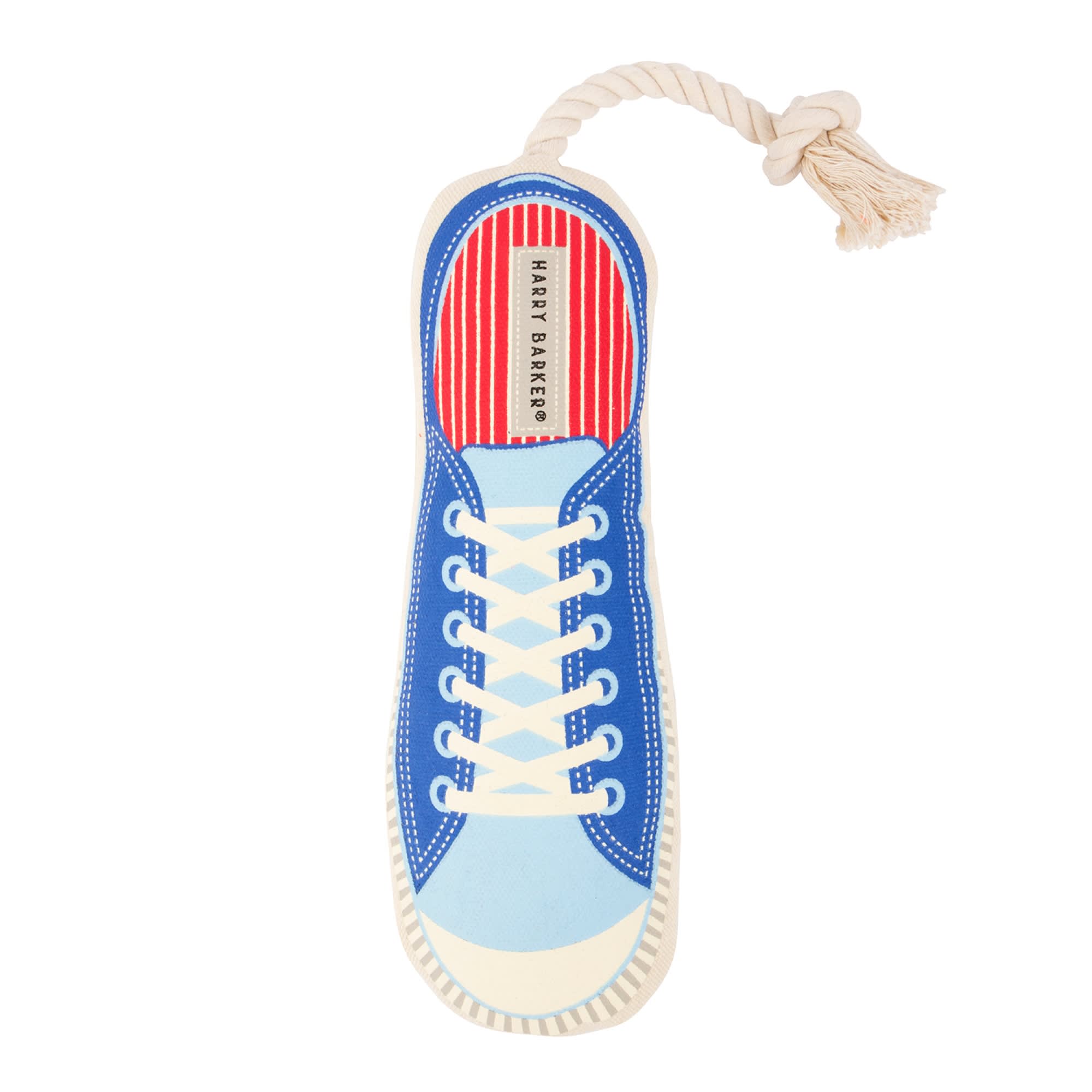Harry Barker Americana Canvas Sneaker Dog Toy, Large