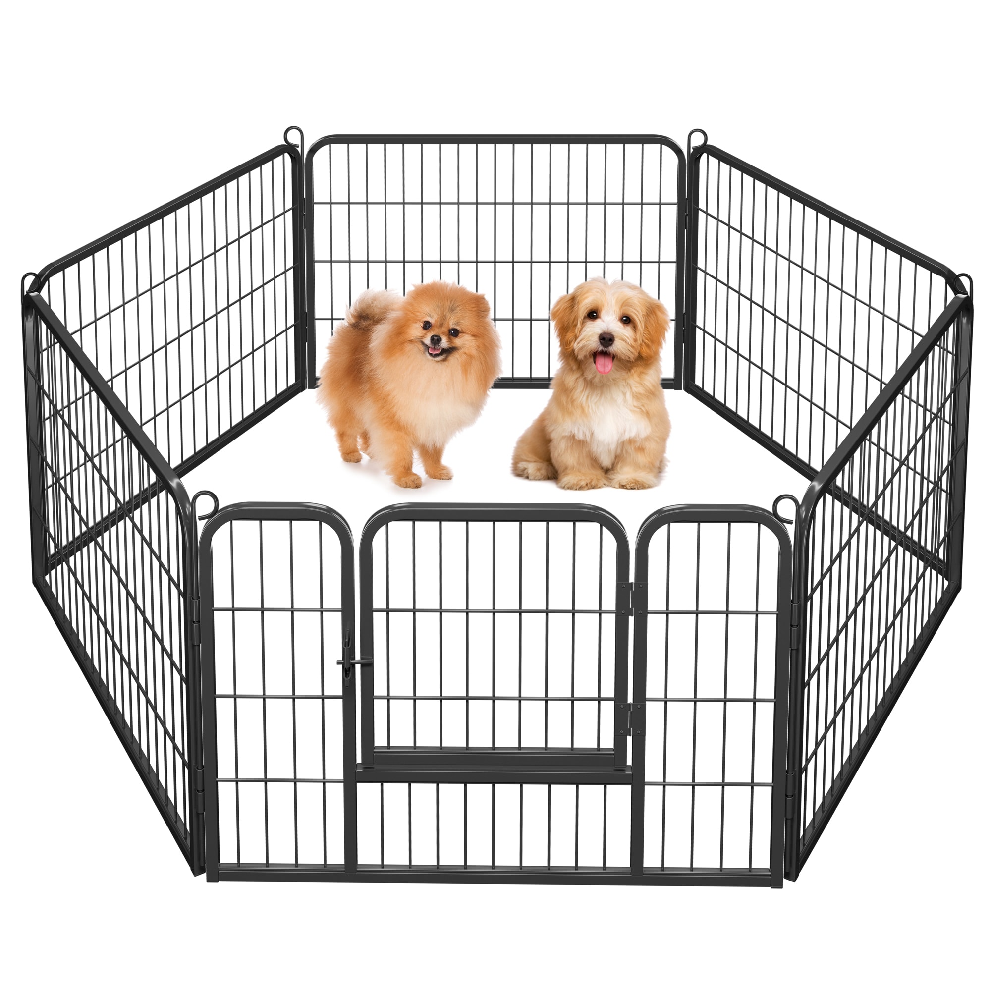 Topeakmart 6 Panel Heavy Duty Dog Playpen 65 L X 33 W X 24 H