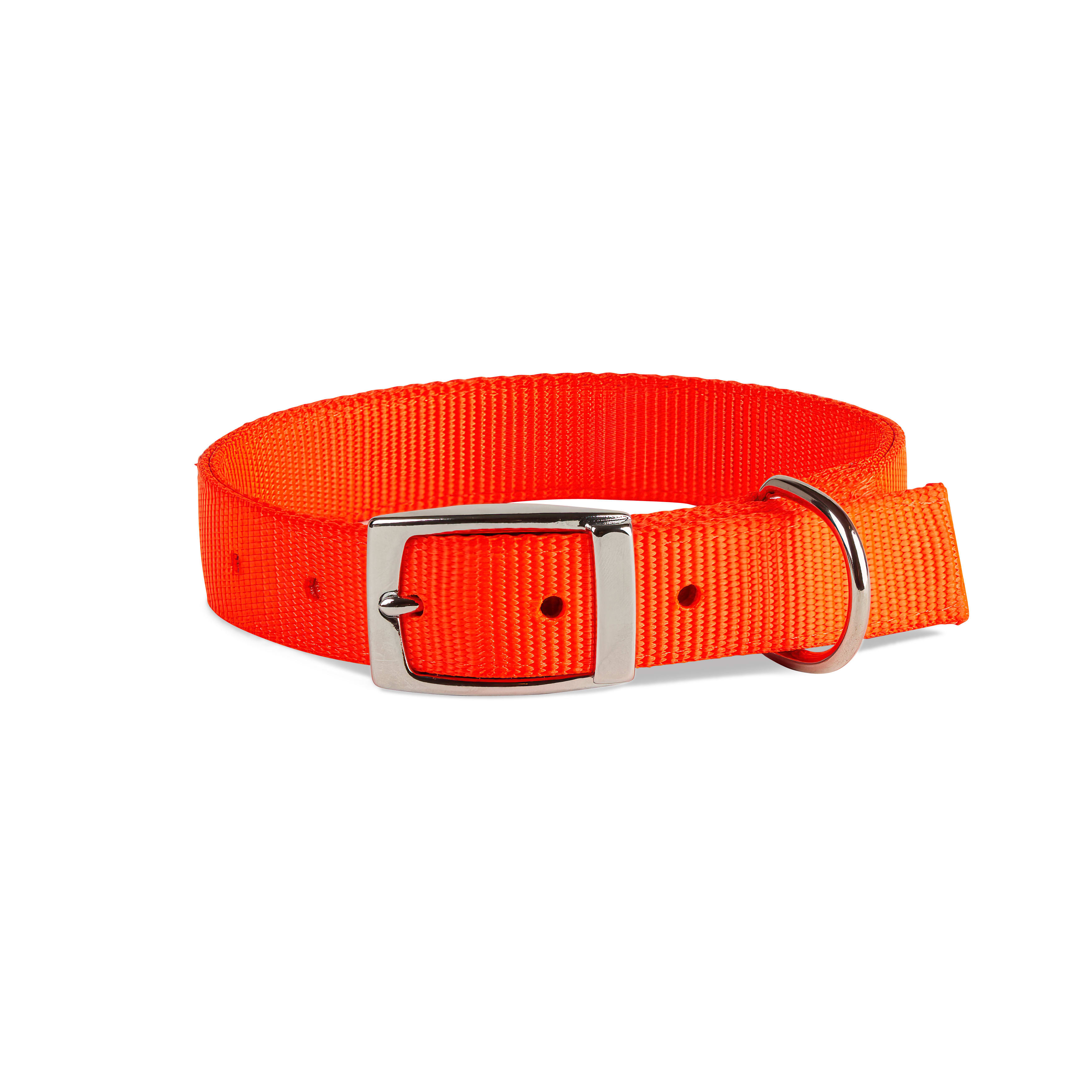 YOULY The Wanderer Red & Orange Patterned Dog Collar, Medium