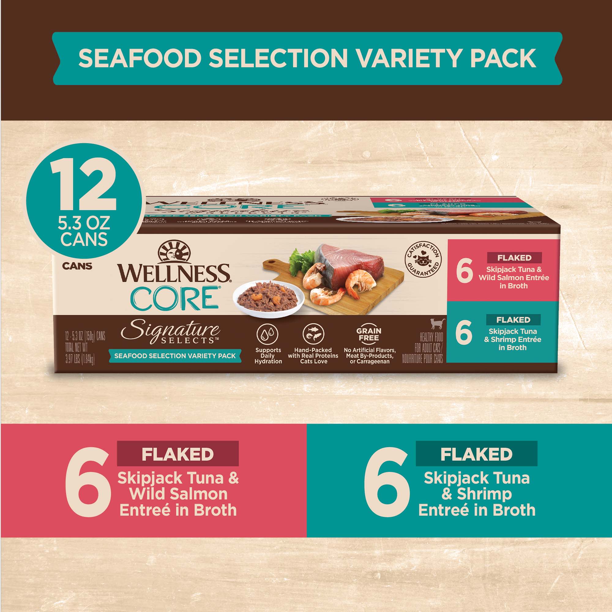 CAC Corneo Pack 2個セット WELLNESS CORE Signature Selects Poultry Selection Variety Pack