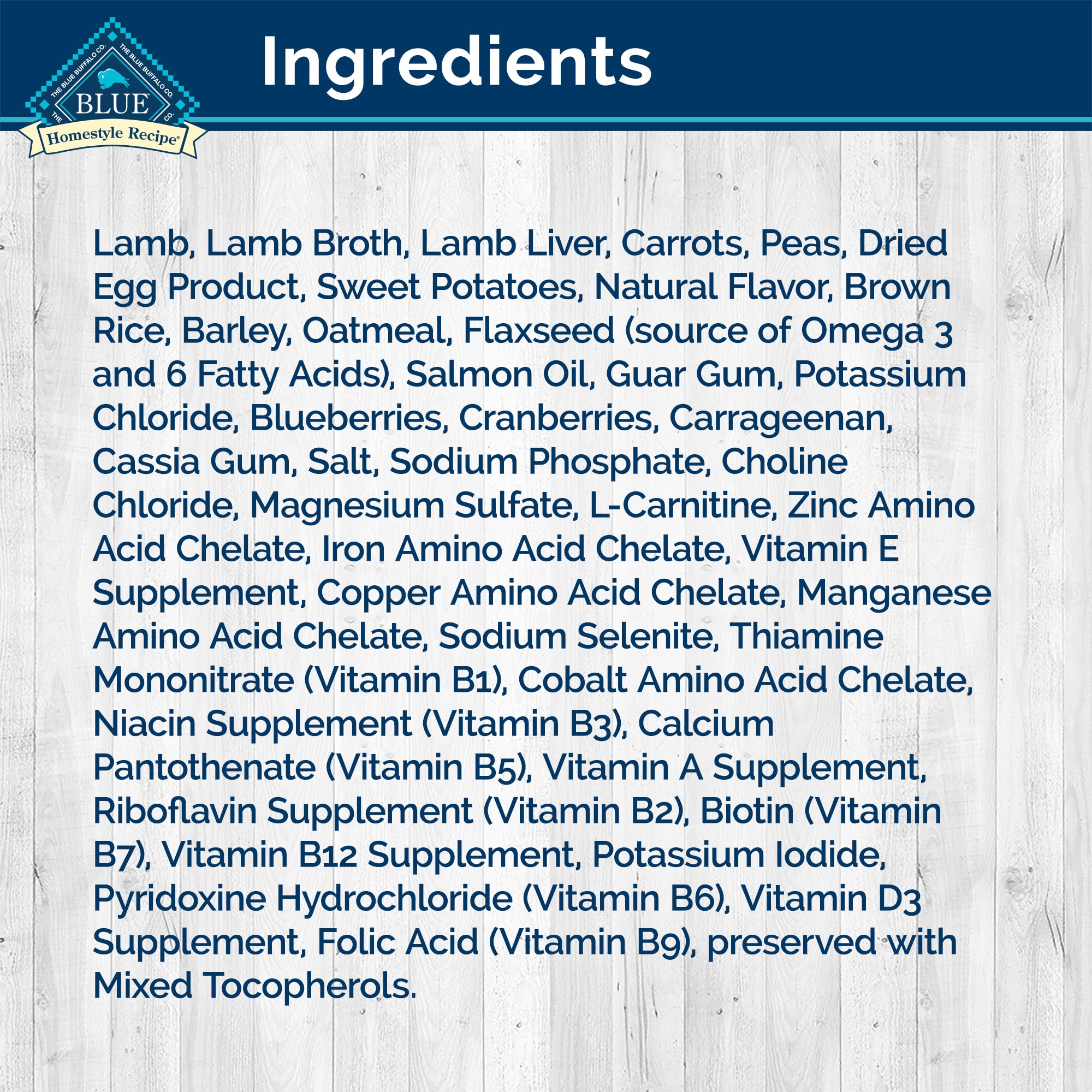 blue homestyle recipe small breed