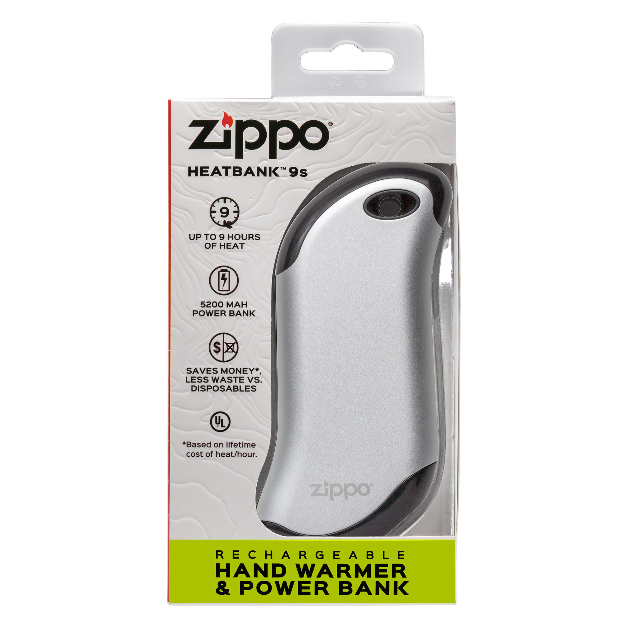 HeatBank® 3 Rechargeable Hand Warmer - Grigio