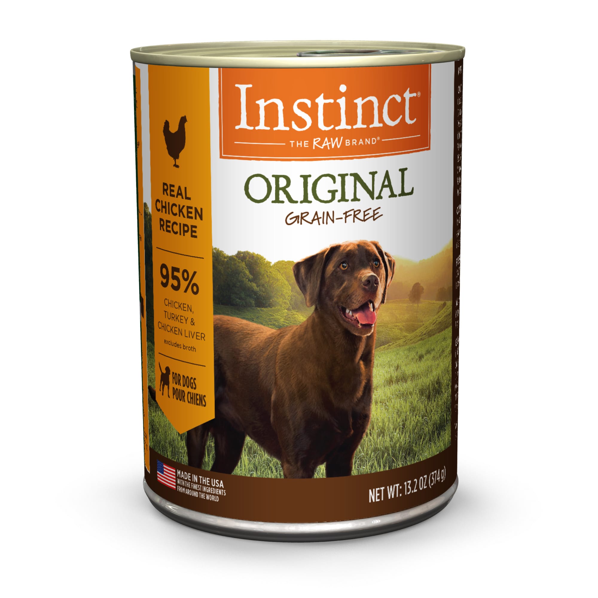 Instinct Grain-Free Chicken Formula Canned Dog Food by Nature's Variety, 13.2 oz., Case of 6 | Petco