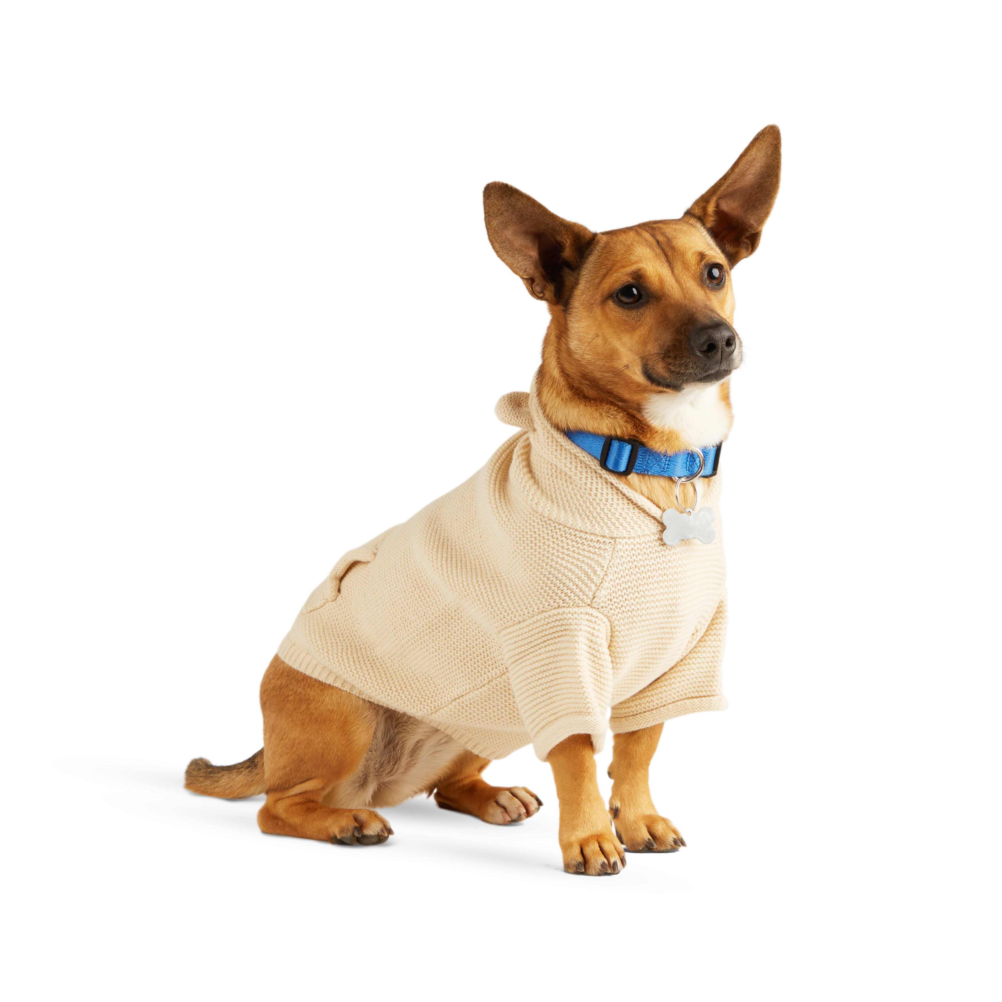 YOULY Teddy Sweater for Dogs, XX-Small, Brown