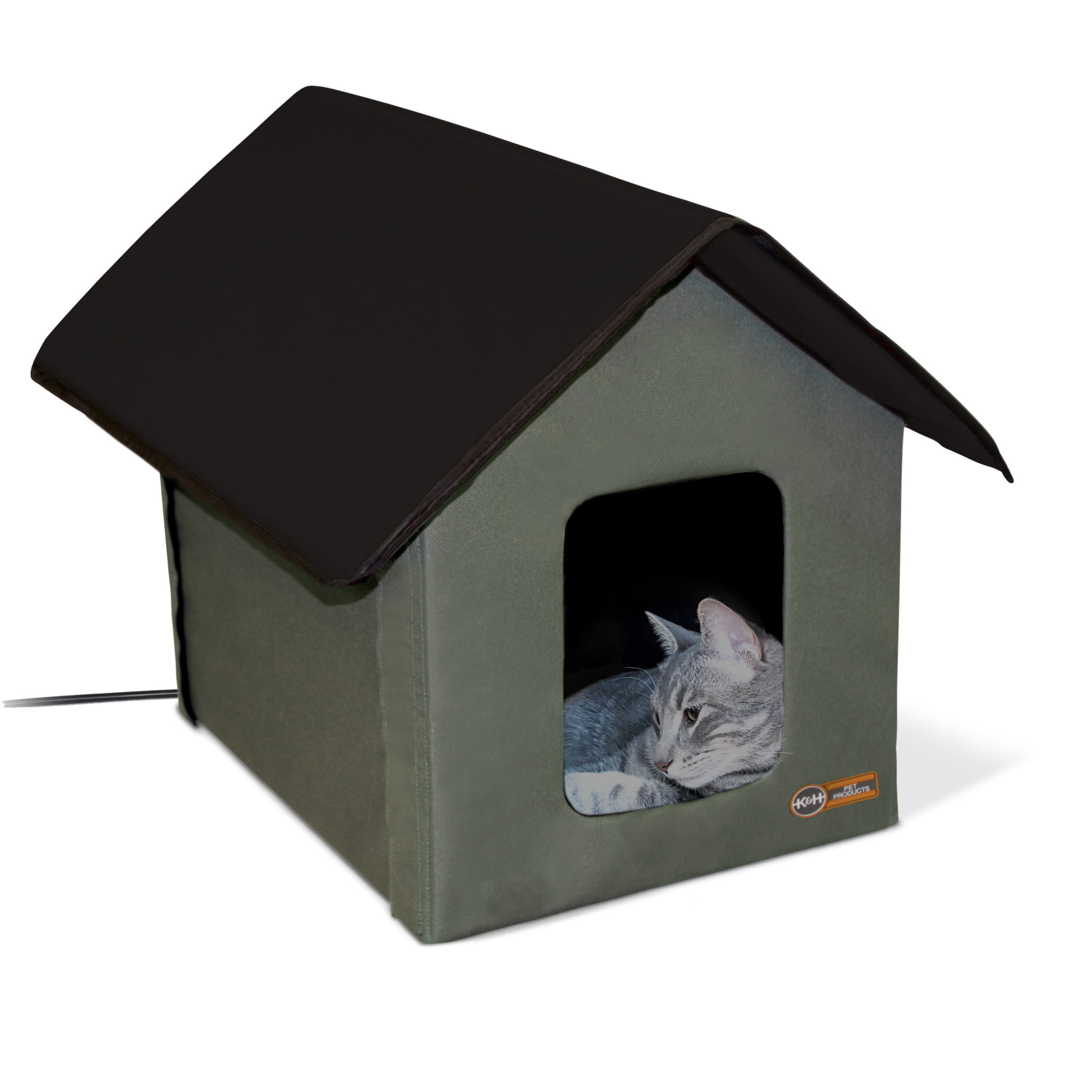 Morgete Insulated Cat House Outdoor, Feral Cat Shelter for Winter  Weatherproof with Insulated Liner 