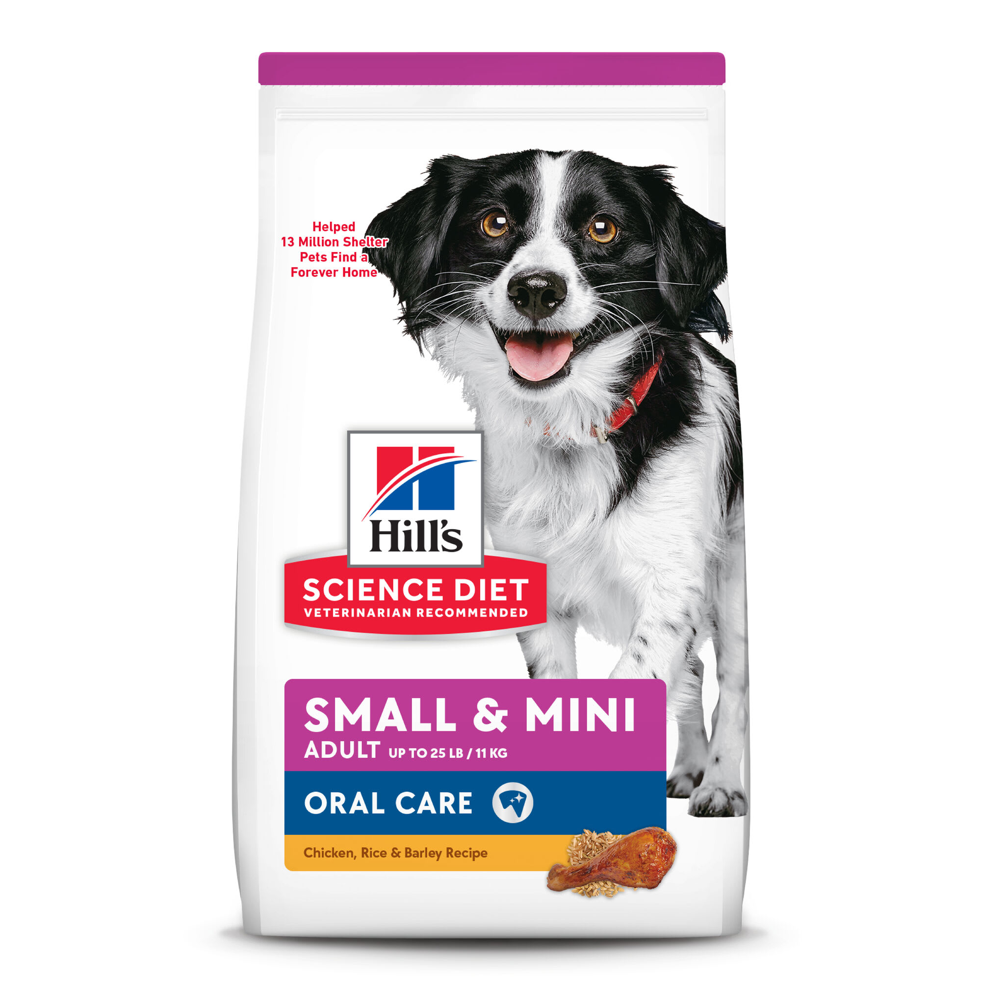 Hill's Science Diet Adult Oral Care Small & Mini Chicken, Rice & Barley ...