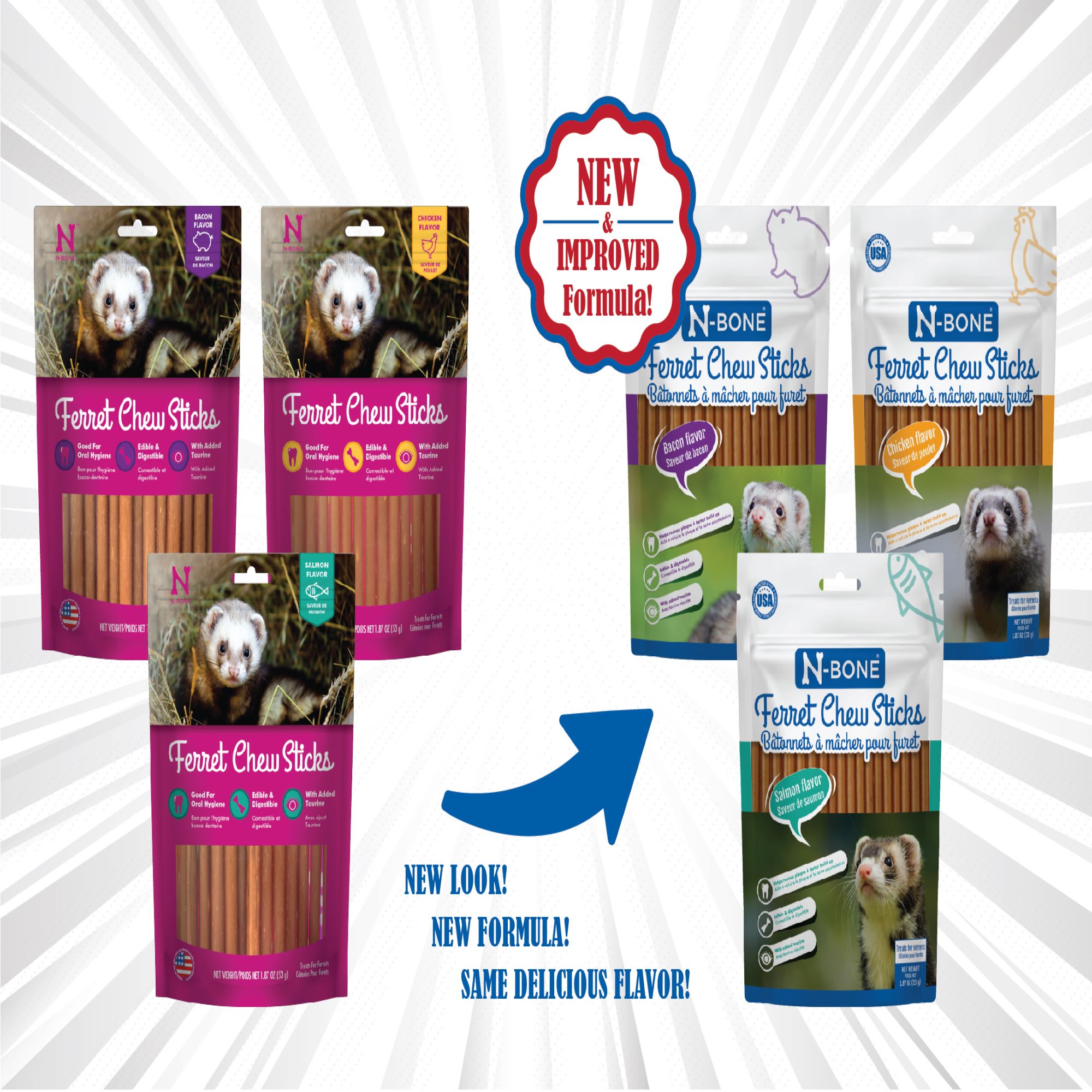 Ferret chew outlet sticks