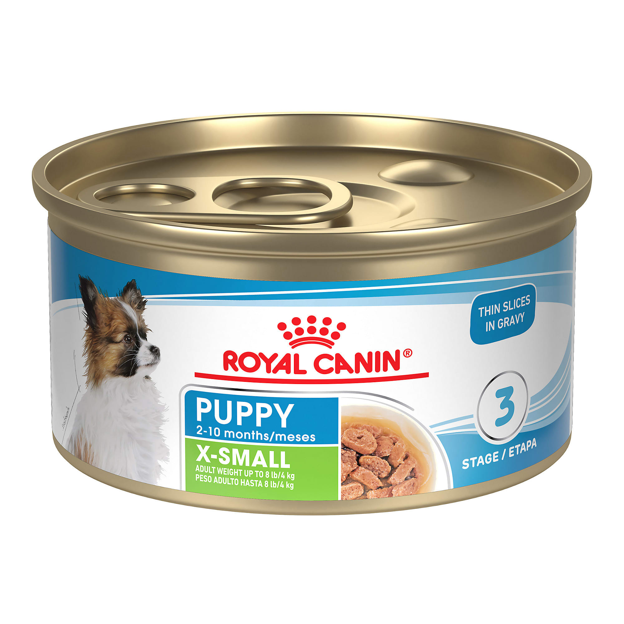 Royal Canin Size Health Nutrition X-Small Thin Slices in Gravy Wet Puppy  Food, 3 oz., Case of 24